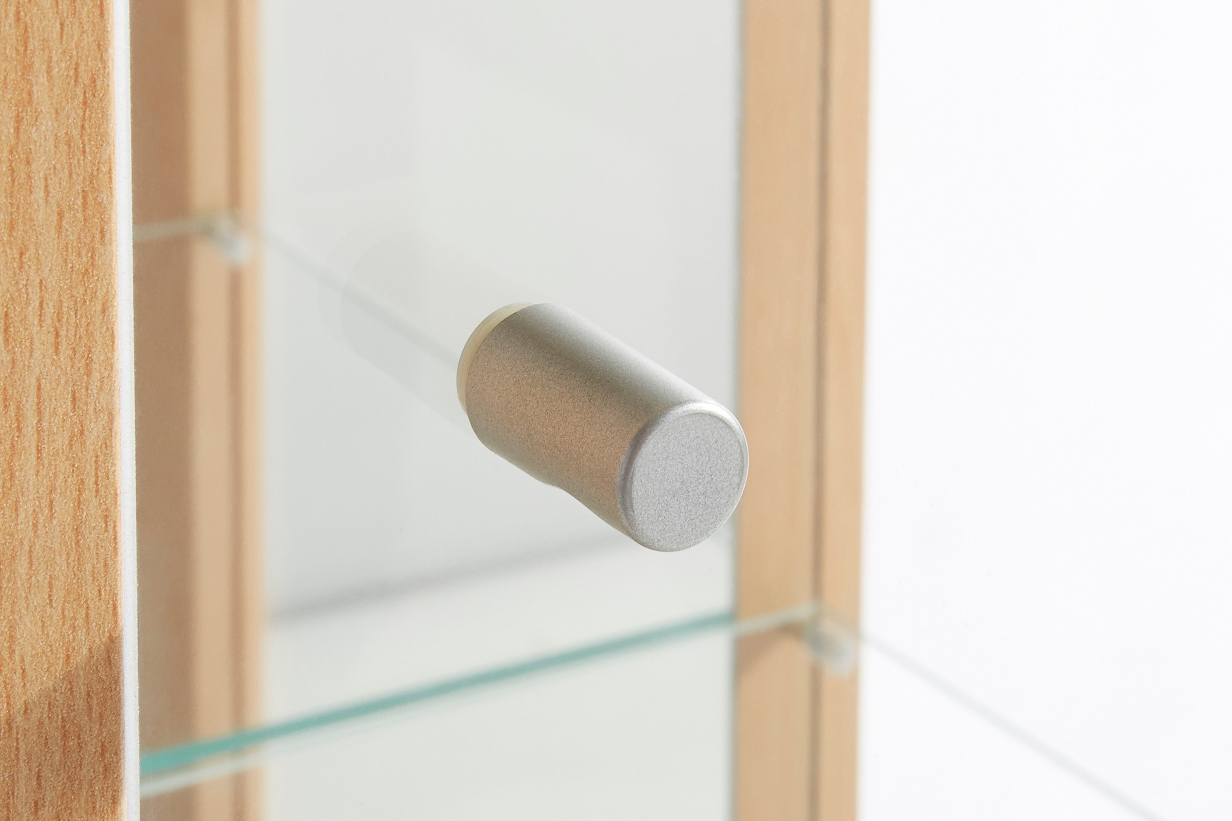 fif möbel Vitrine »OPTIMA«, Standvitrine, Vitrinenschrank, Glasvitrine, Sammlervitrine, LED