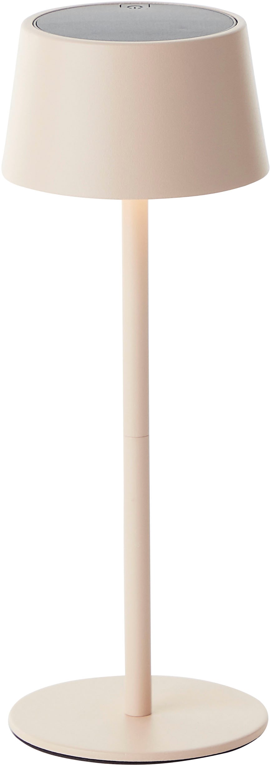 Brilliant LED Außen-Tischleuchte »Viani«, 1 flammig, Leuchtmittel LED-Modul | LED fest integriert, Kabellos, Solar & USB, H 25 cm, 170 lm, höhenverstellbar, 3000 K