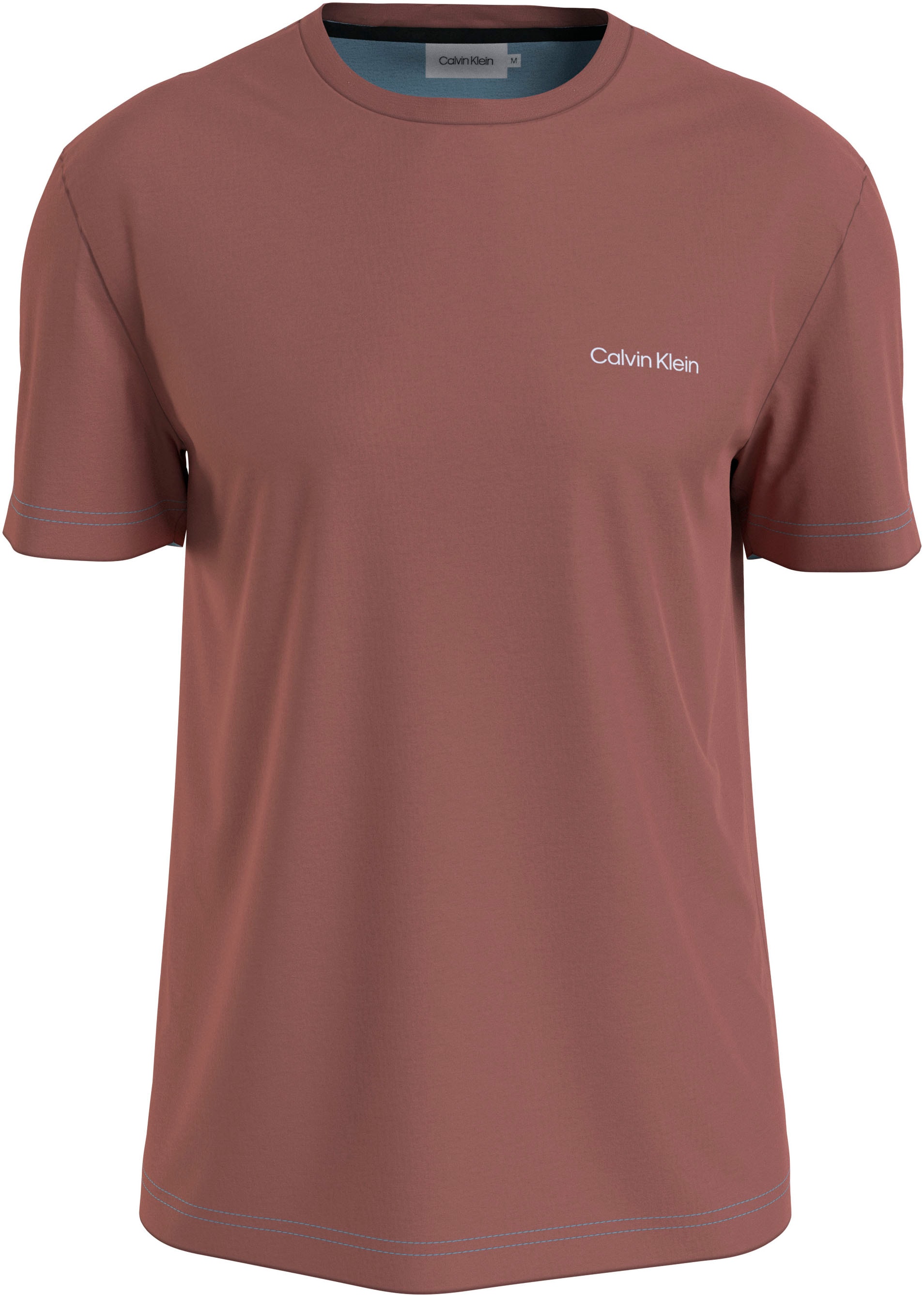 Calvin Klein T-Shirt »Micro Logo«, Winterjersey aus ♕ bei dickem
