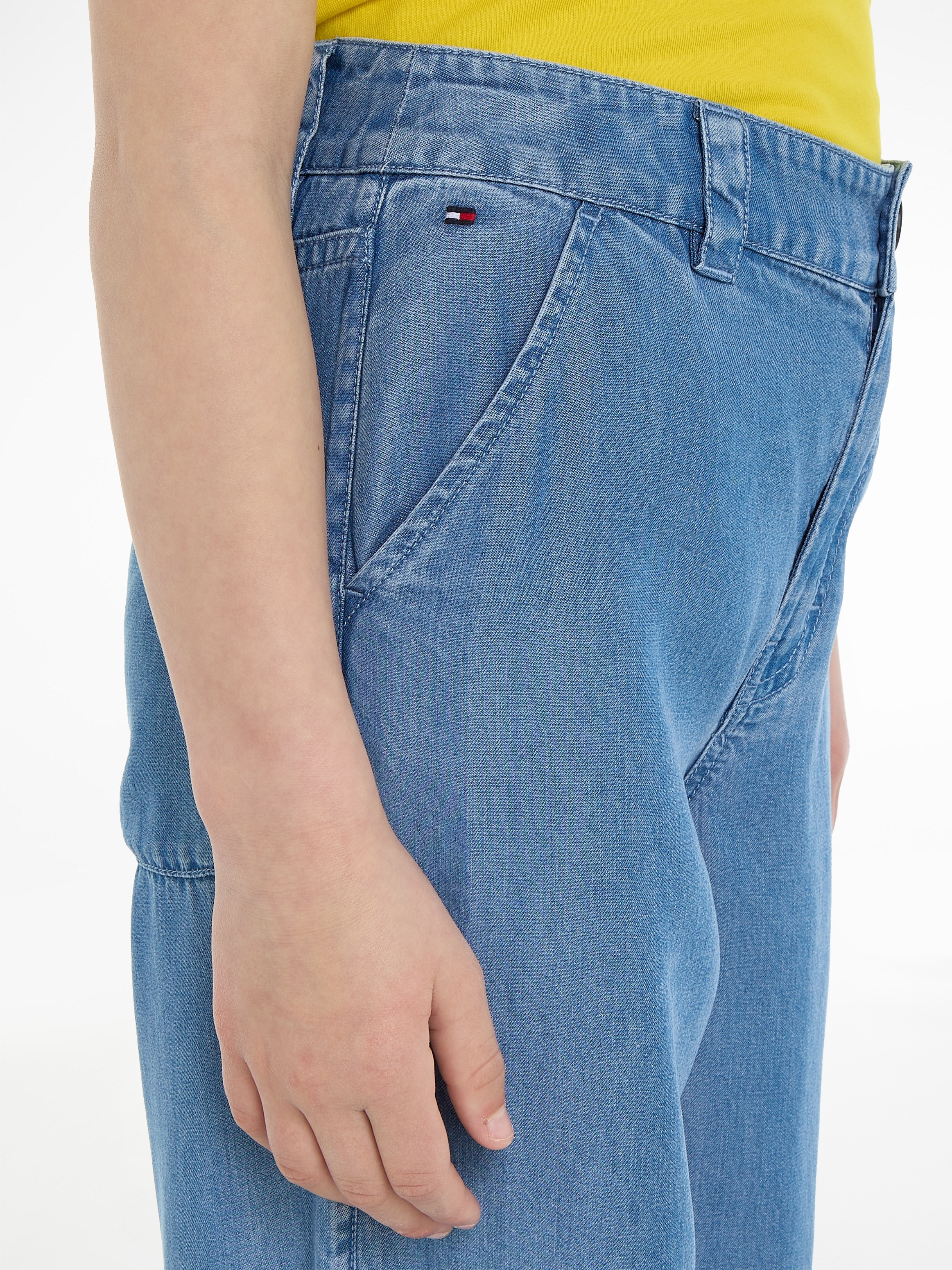Tommy Hilfiger Webhose »MABEL CHINO TENCEL PANT«, im Denim-Look