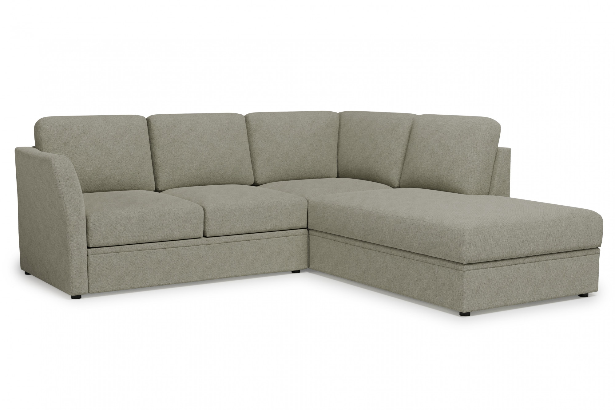 Home affaire Ecksofa »Lavars, L-Form, Schlafsofa« mit Bettfunktion und Stauraum, in zwei verschiedenen Bezugsqualitäten