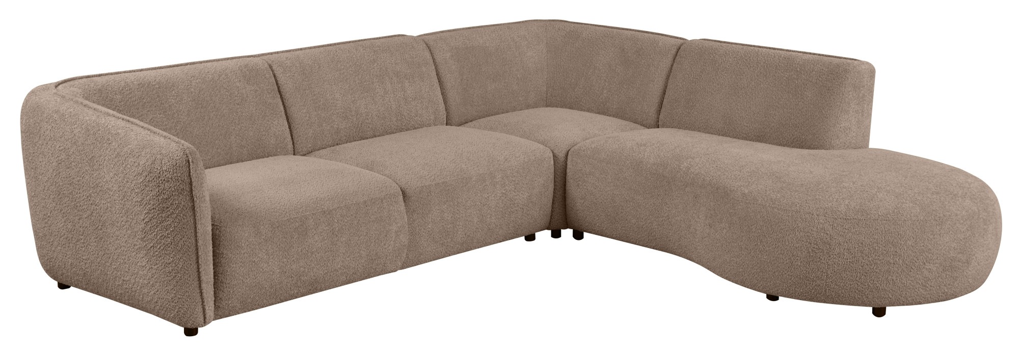 Home affaire Ecksofa »Ostrup« schlichtes modernes Design, in verschiedenen Farben