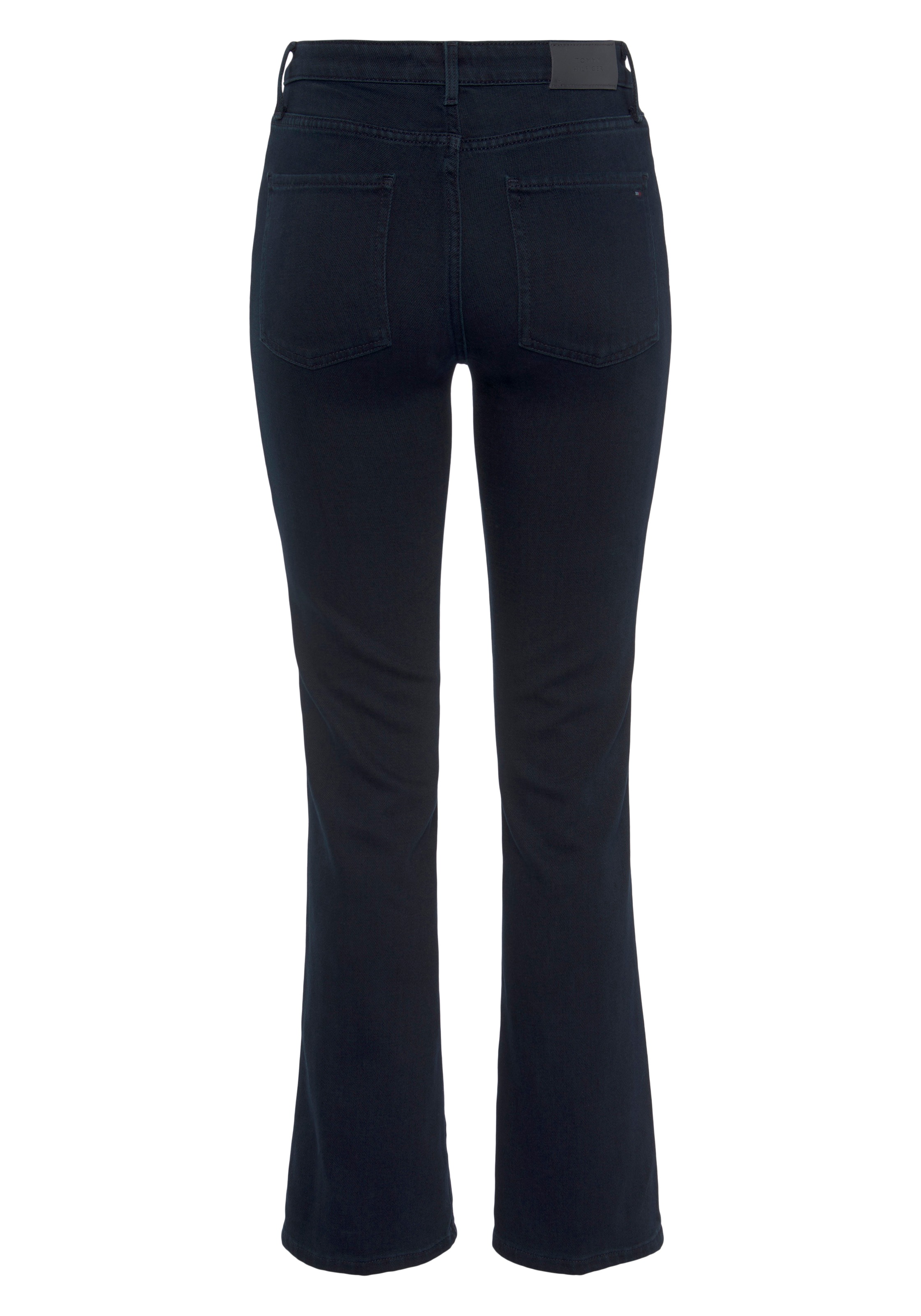 Tommy Hilfiger Bootcut-Jeans »BOOTCUT RW BEA«, mit Leder-Badge