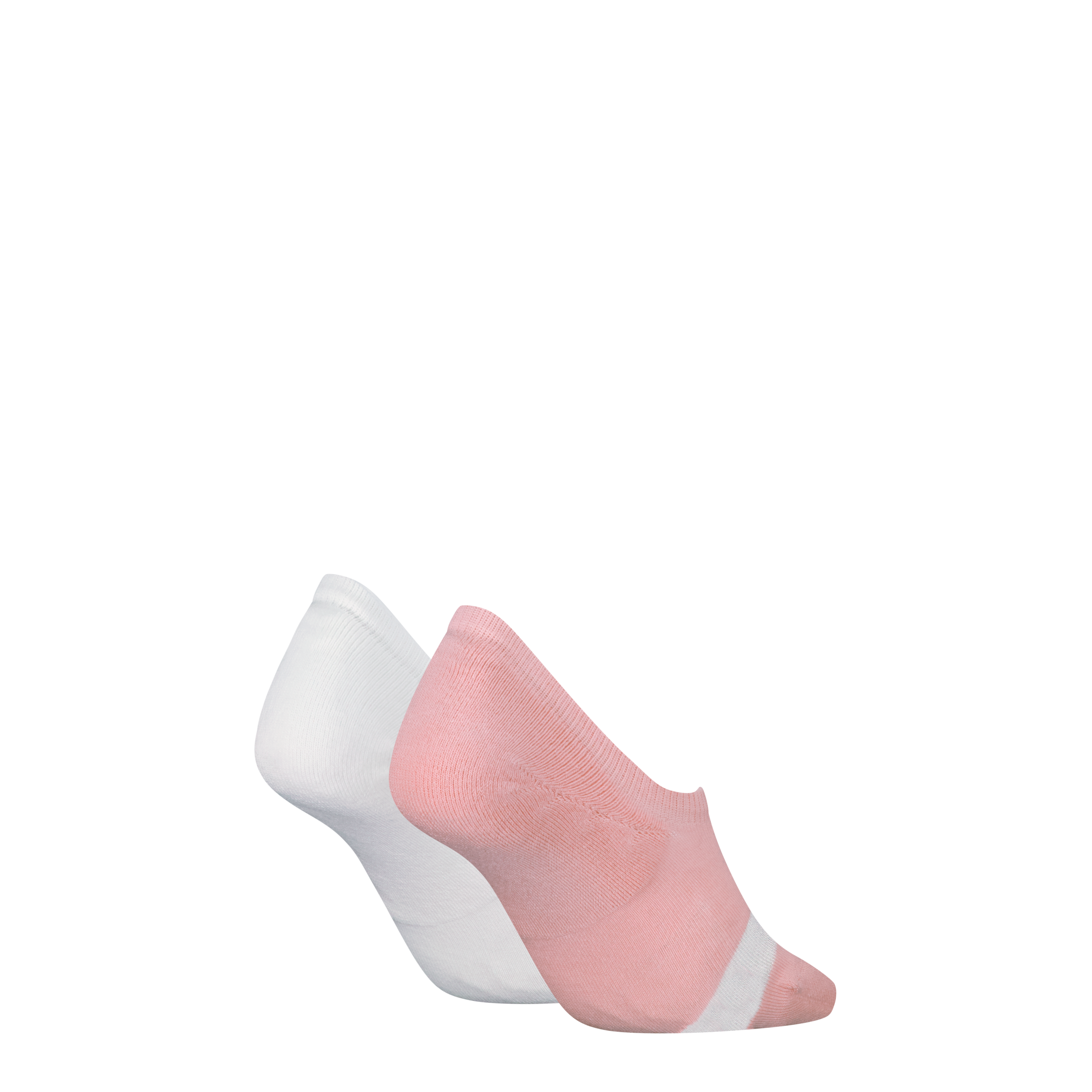 Calvin Klein Jeans Füßlinge »CKJ WOMEN HIGH CUT FOOTIE 2P GLOSSY« 2 Paar,  No-Show-Design, hoch ausgeschnitten