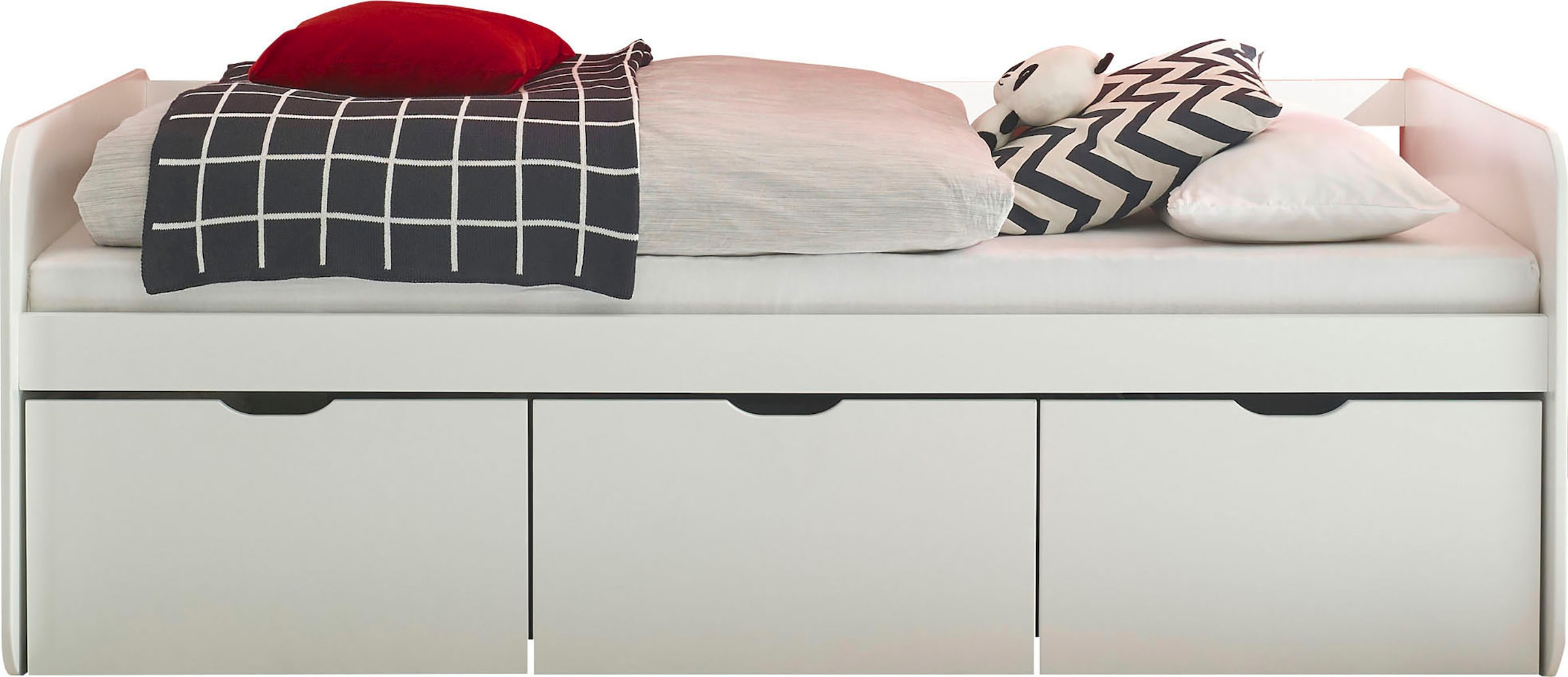 Begabino Stauraumbett »Eino Bett, Einzelbett«, inklusive 3 Schubkästen
