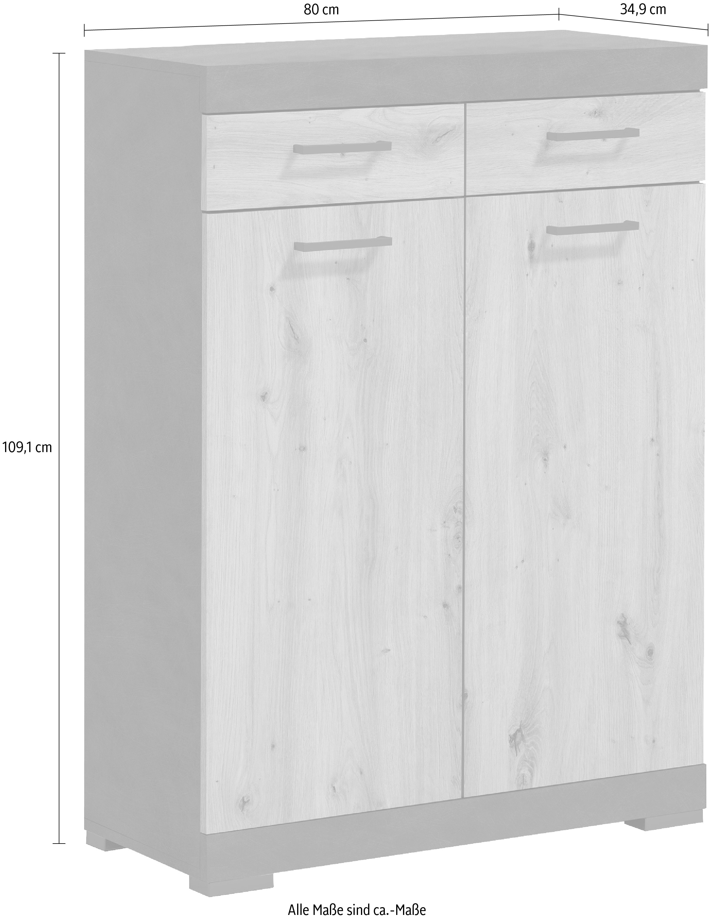 FMD Garderobenschrank