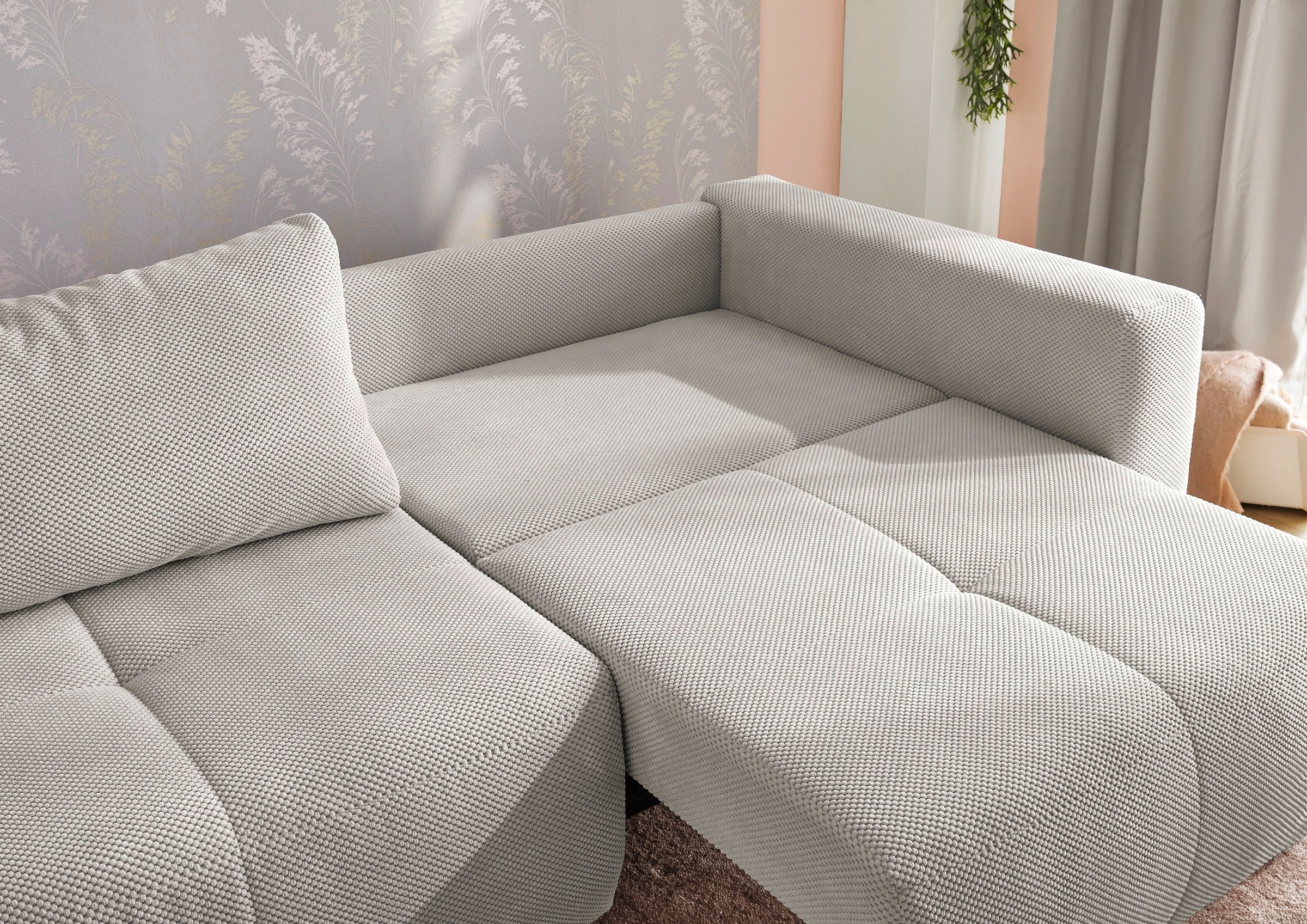 Jockenhöfer Gruppe Big-Sofa »Relax« Gästebettfunktion, Bettkasten, Sitzelemente einzeln ausziehbar