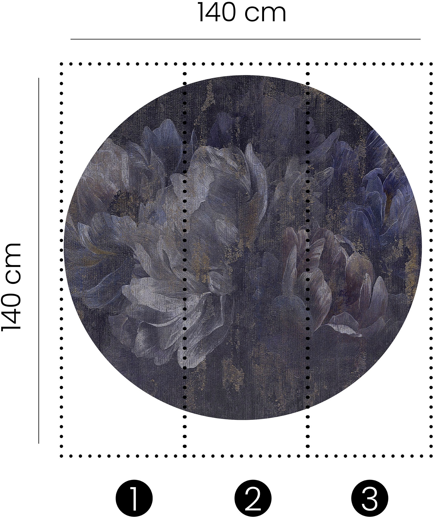 Fashion for walls Fototapete »Queen of Night« floral glatt Phthalate frei