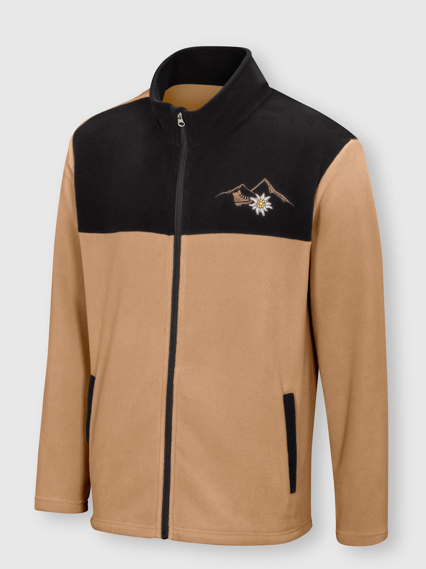 Classic Fleecejacke ohne Kapuze