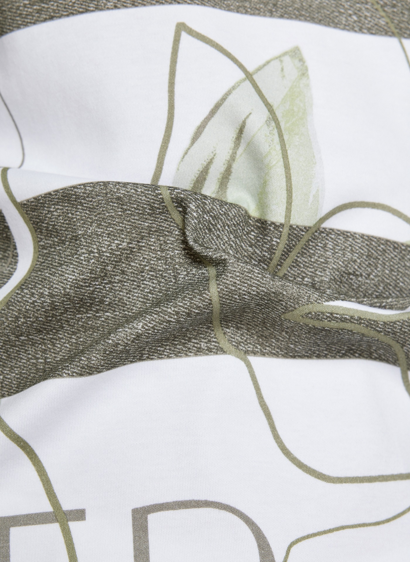 Rabe 3/4-Arm-Shirt, mit Blockstreifen und grafischem Print