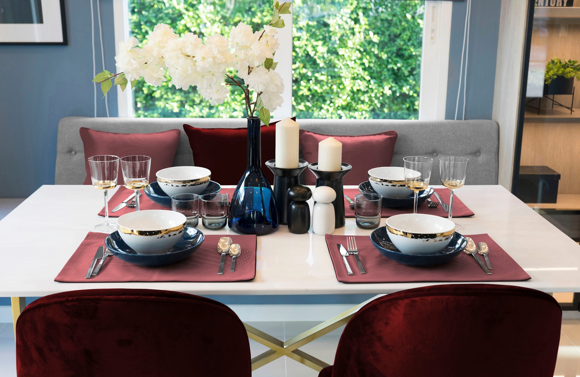 Adam Platzset "Uni Collection" GOTS zertifiziert, Made in Germany