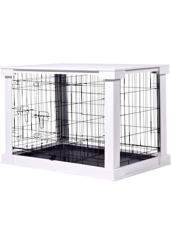 dobar Hundekäfig »Gitterbox Gr. M«, BxLxH: 55x83x59 cm, weiß kaufen