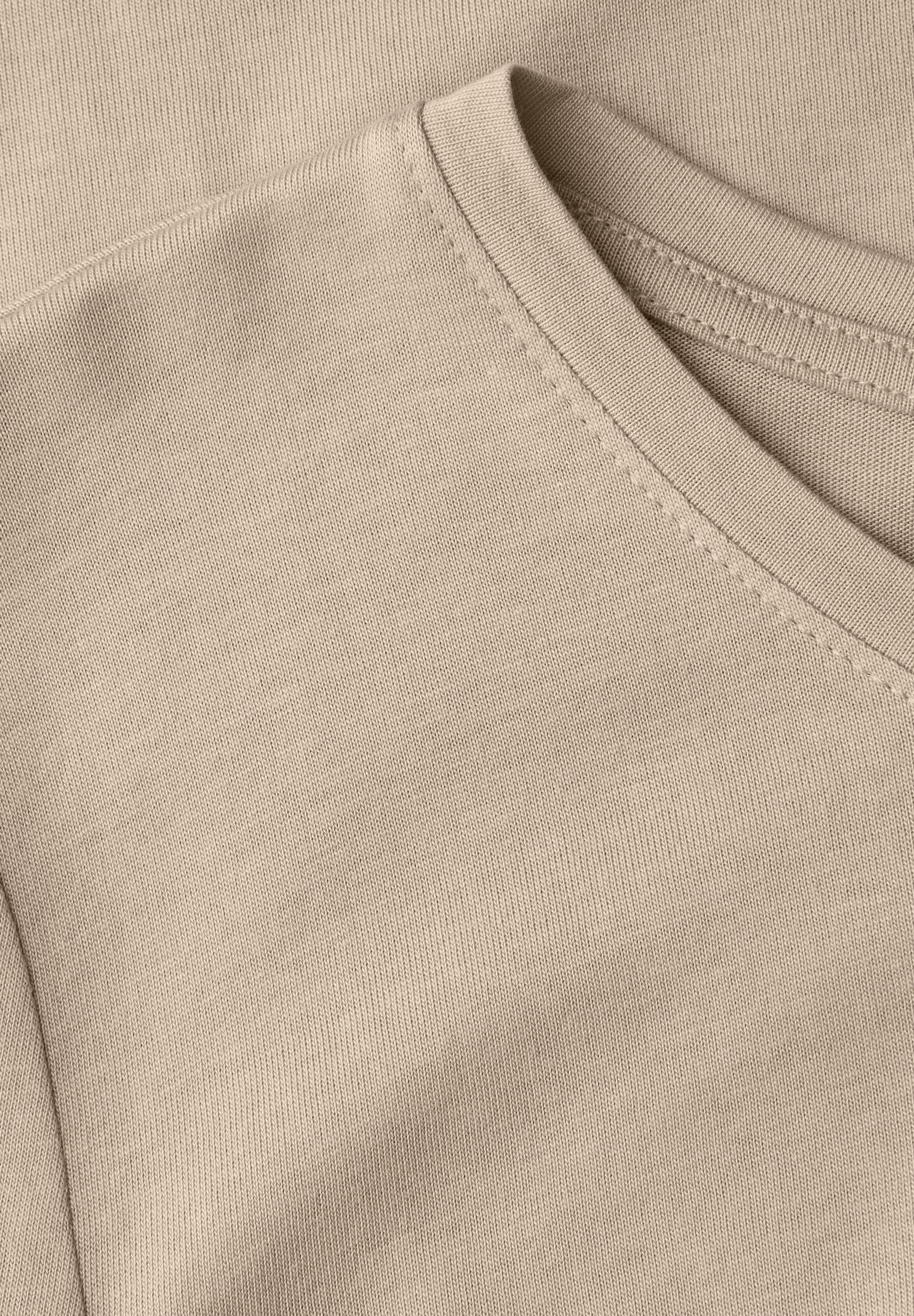 STREET ONE Rundhalsshirt unifarben