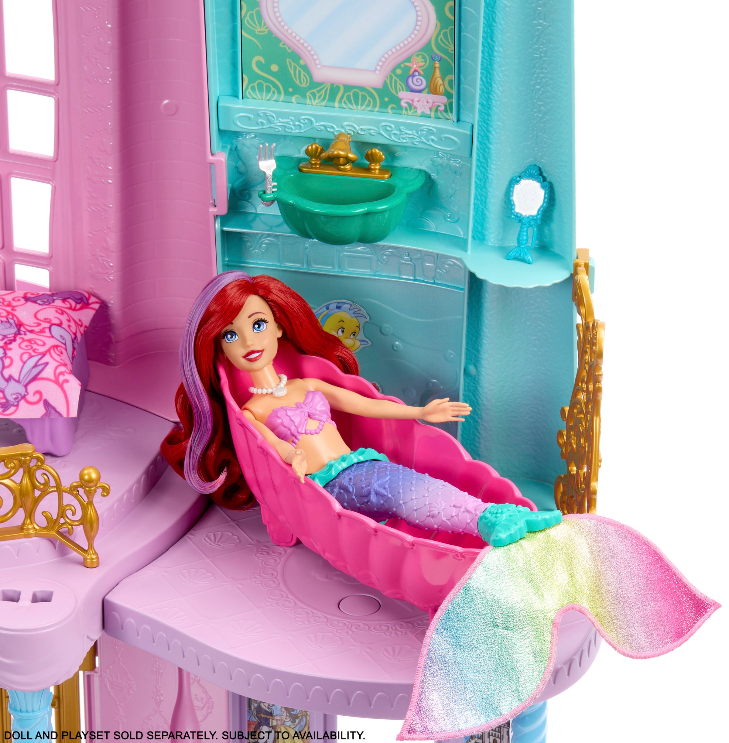 Mattel® Spielwelt »Disney Prinzessin Magisches Abenteuerschloss«, mit Licht und Sound