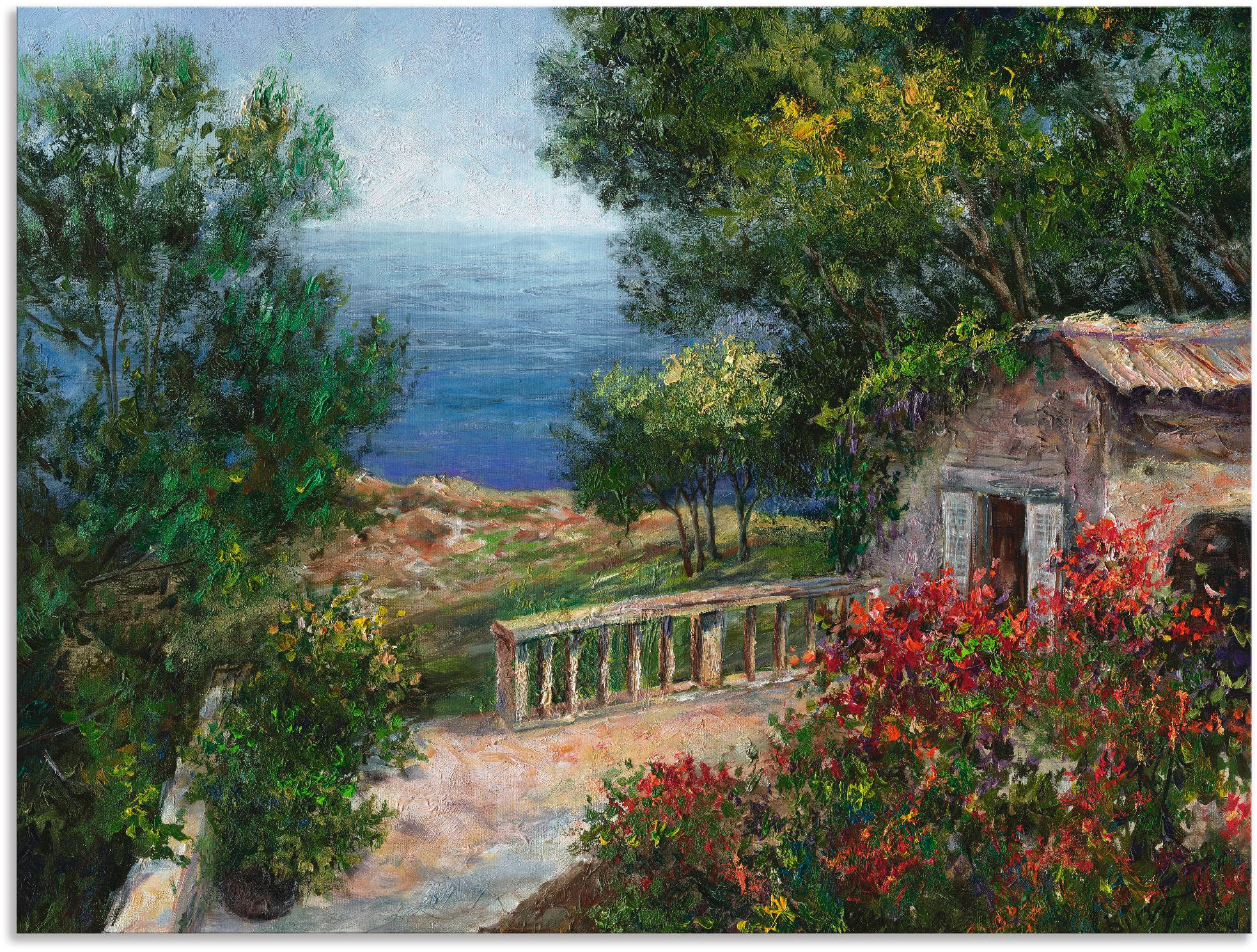 Artland Wandbild »Toskana I« Europa 1 Stk. tlg. als Alubild, Leinwandbild in verschied. Größen