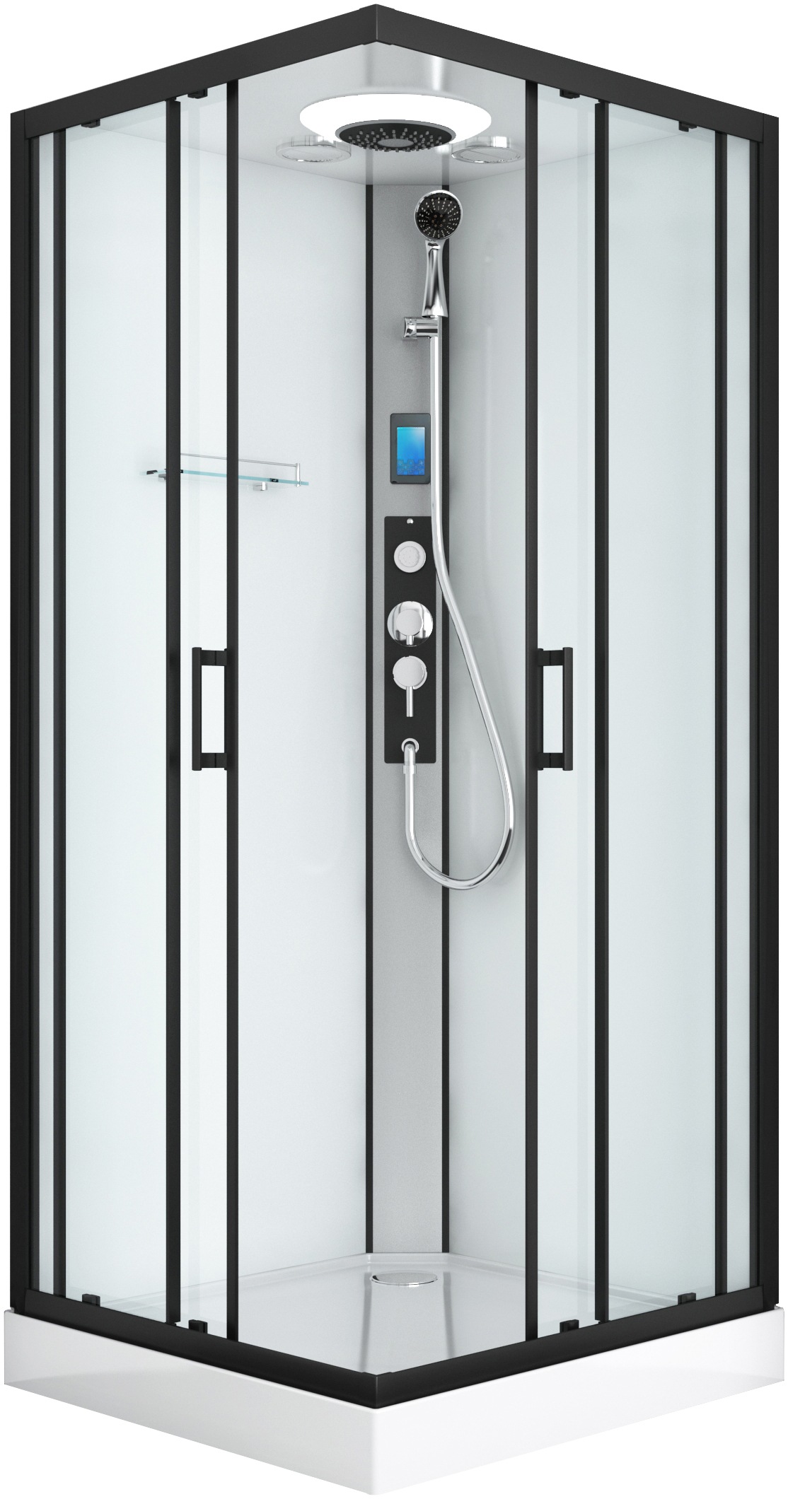 Sanotechnik Komplettdusche »MIAMI«, LxBxH: 90x90x215cm