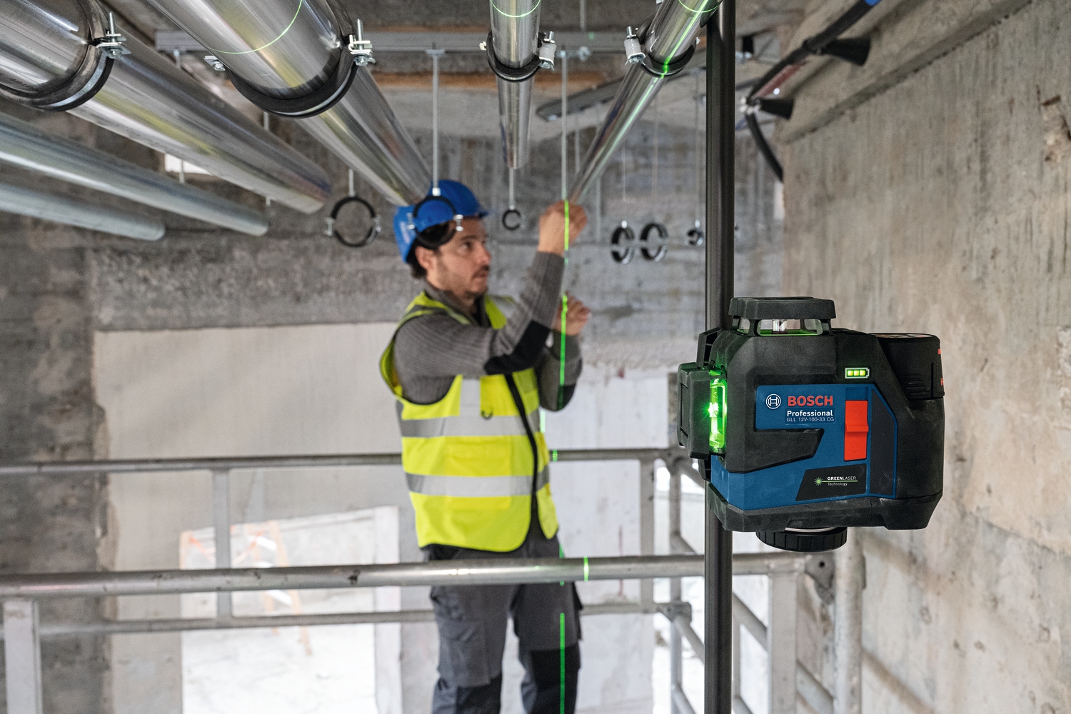 Bosch Professional Linienlaser »»GBH 18V-22««, Universalhalterung LB 10, ohne Akku, ohne Ladegerät