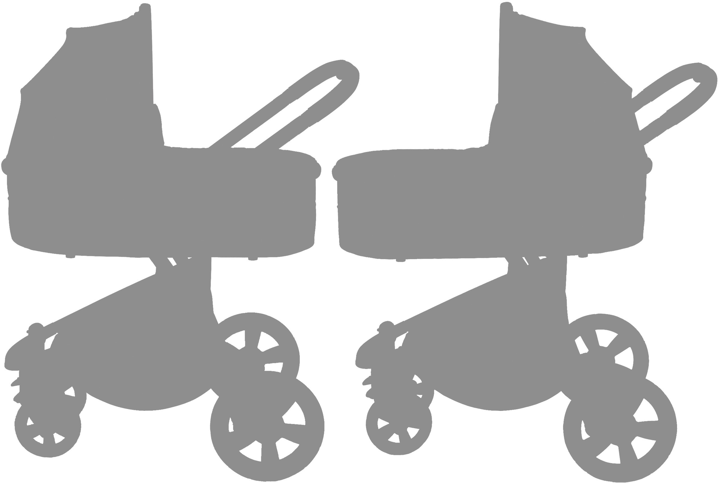 BabyGo Kombi-Kinderwagen »Spring, beige«, 15 kg, ; Kinderwagen