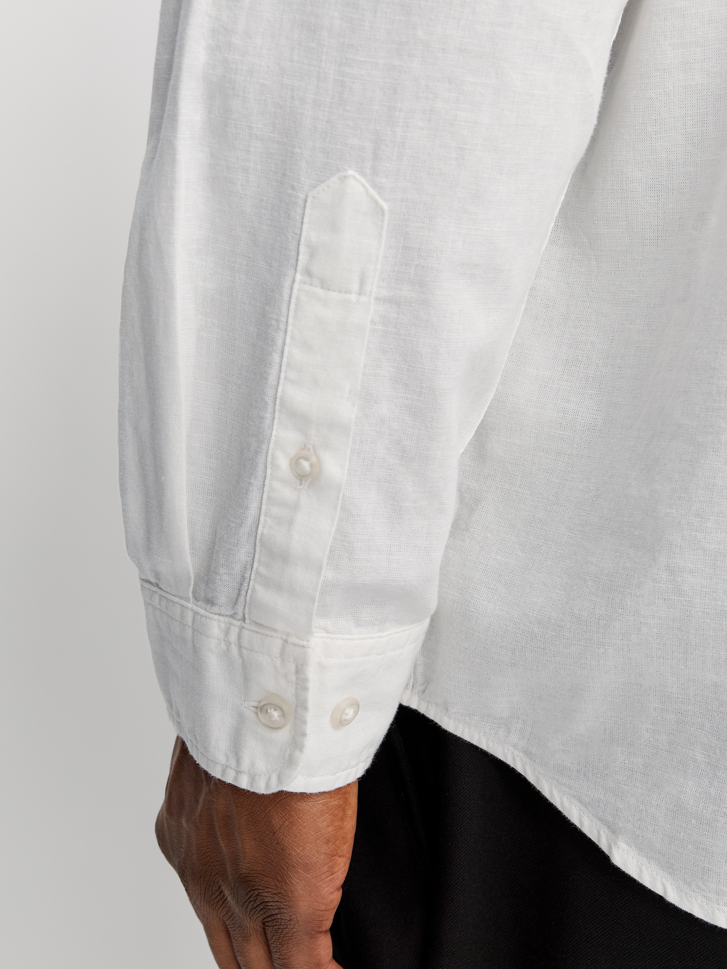 Jack & Jones PlusSize Langarmhemd »JJEBREEZE SHIRT LS SN PLS«, mit Hemdkragen