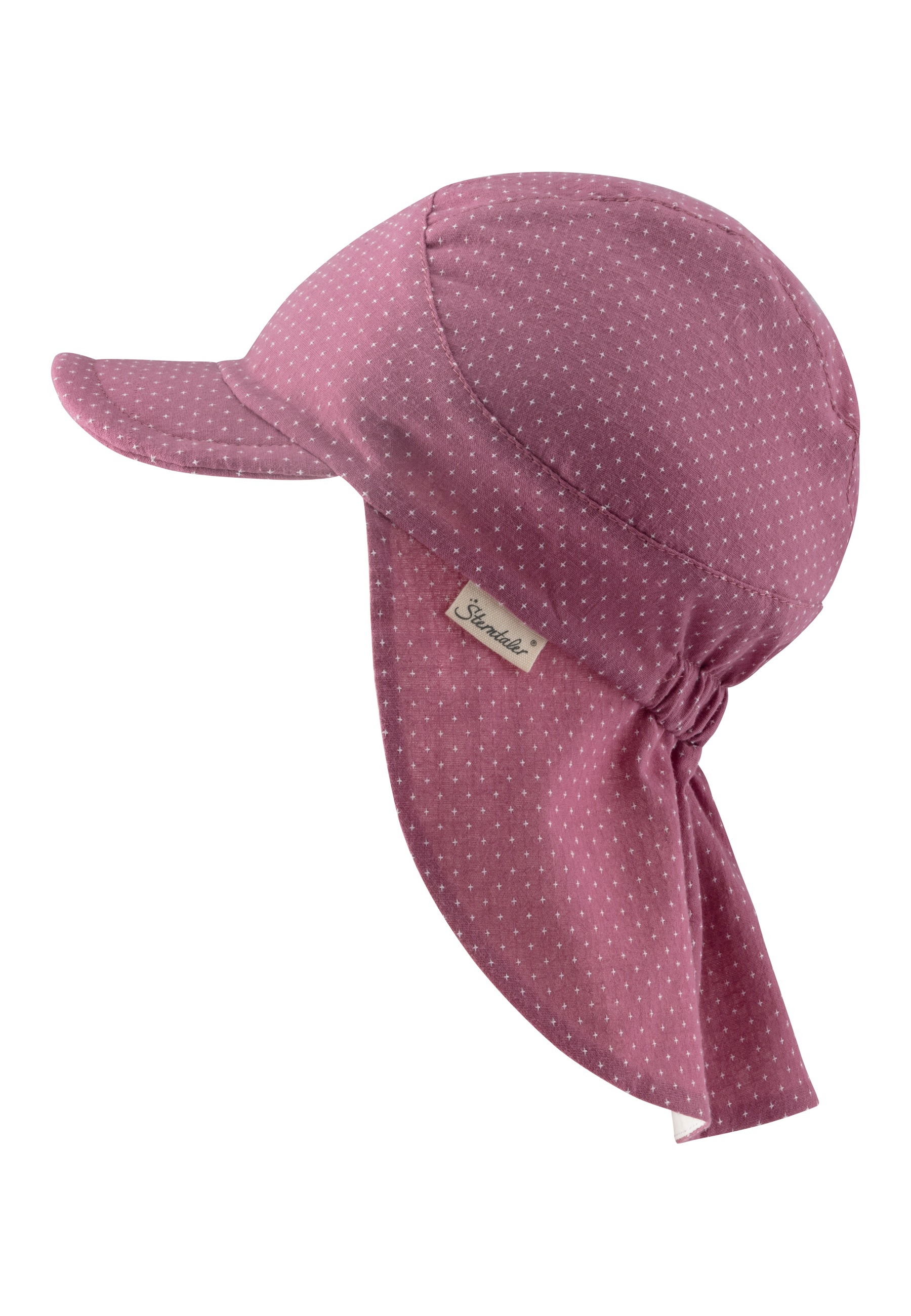 Sterntaler® Schirmmütze »Schirmmütze mit Nackenschutz Pünktchen«