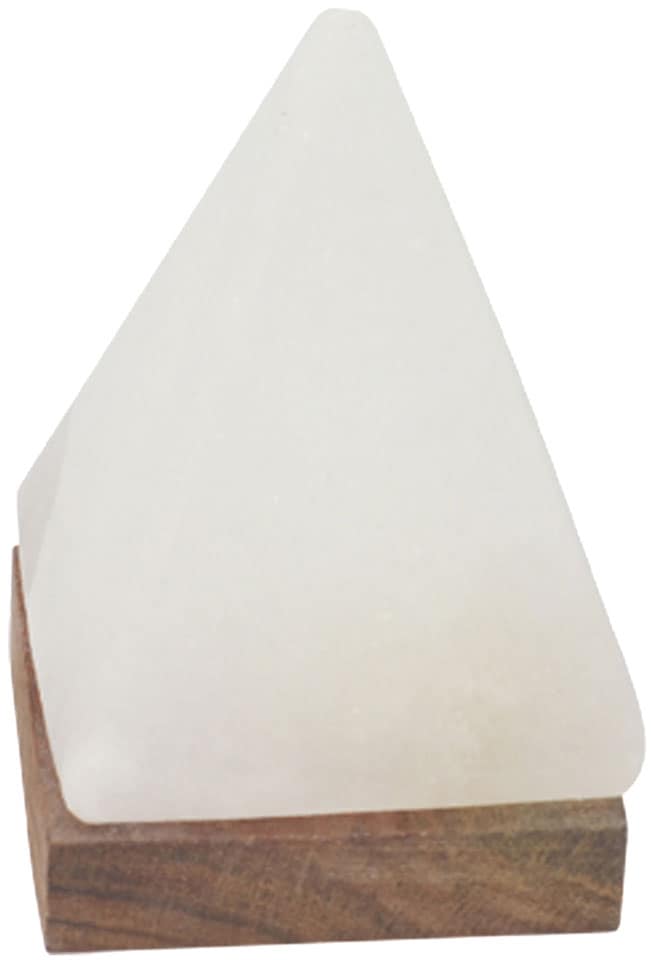 Salzkristall-Tischlampe »USB-Pyramide«, Handgefertigt aus Salzkristall - jeder Stein...