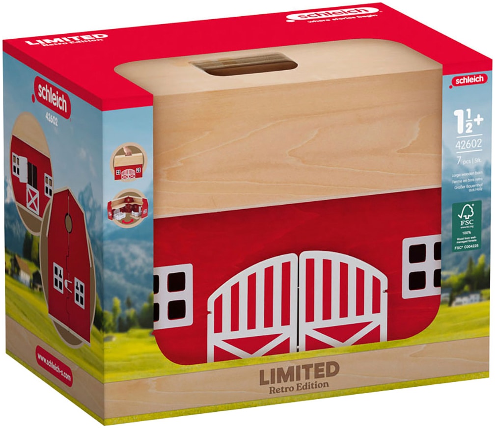 Schleich® Spielwelt »FARM WORLD, Großer Bauernhof aus Holz (42602)«