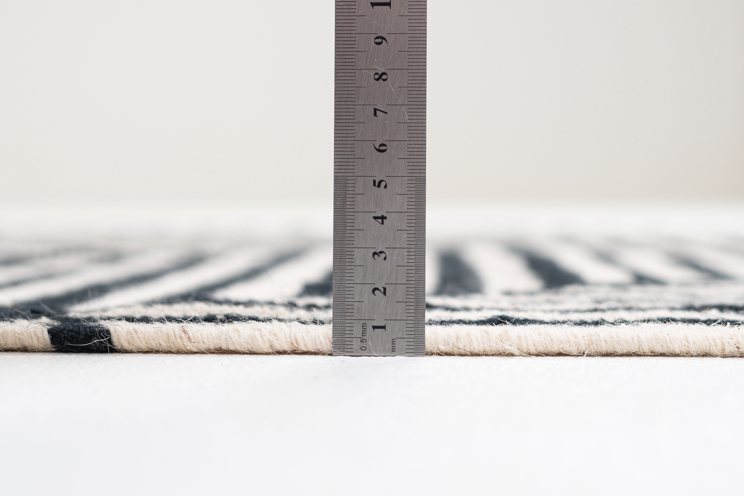 TOM TAILOR HOME Teppich »Criss Cross« rechteckig 5 mm Höhe handgewebt, mit Fransen, Boho-Style