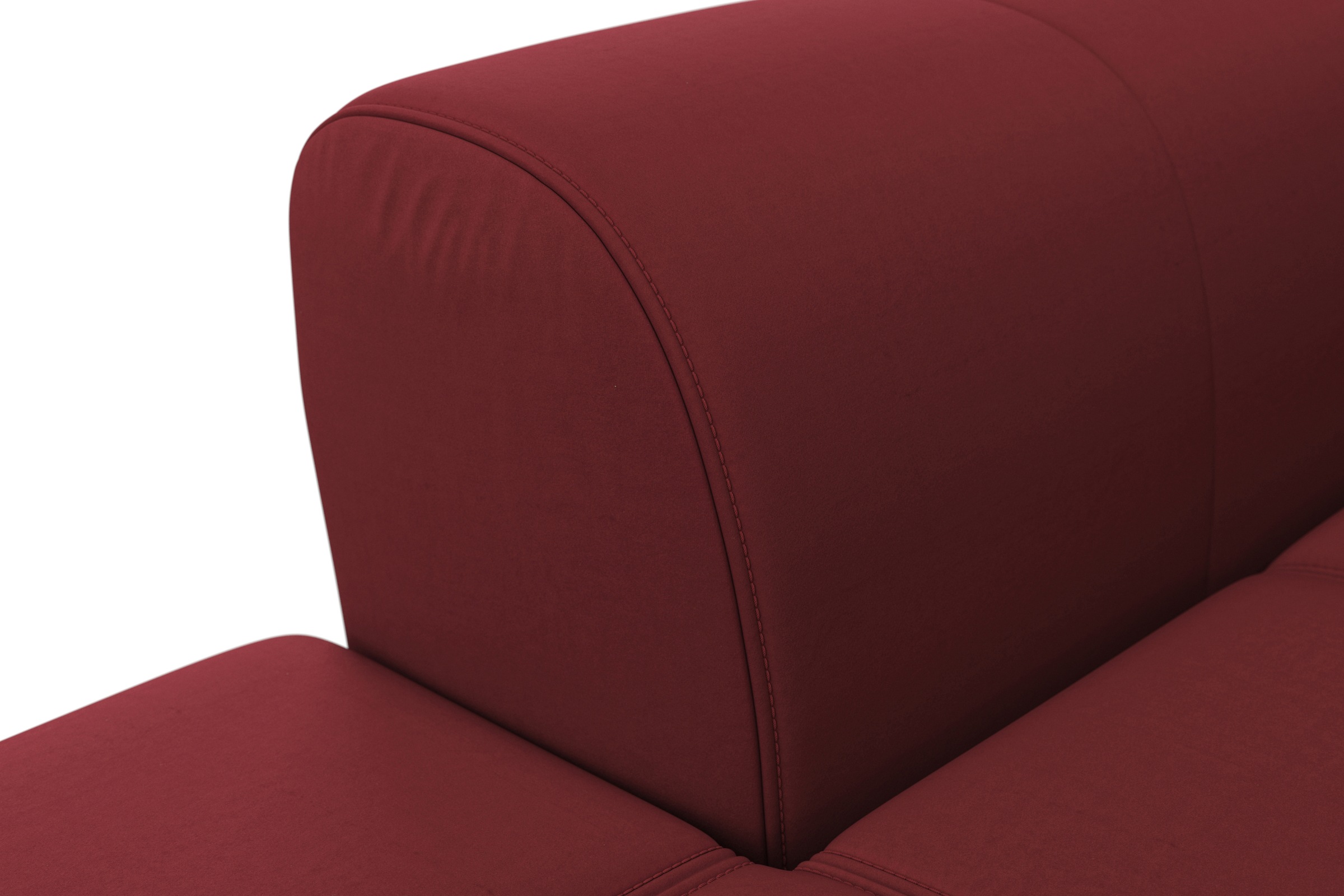 sit&more Ecksofa »Bendigo L-Form« inklusive Sitztiefenverstellung, Bodenfreiheit 15 cm, 2 Fußfarben