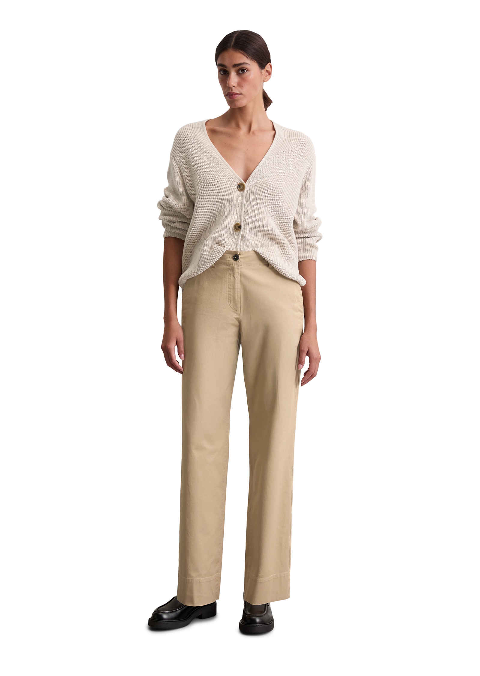 Marc O'Polo Chinohose »Lande«  weit, aus stretchigem Organic Cotton-Twill