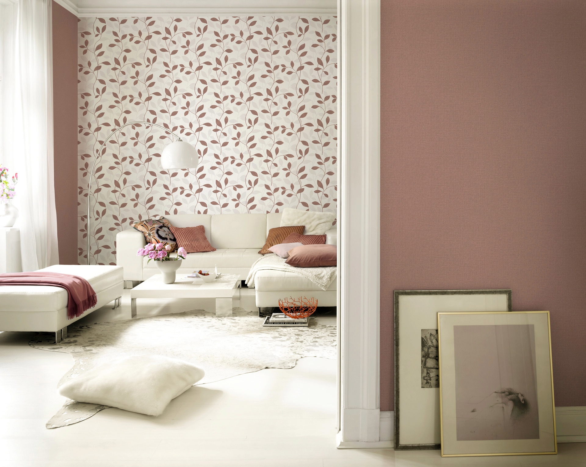 Rasch Vliestapete »Andy Wand« geblümt strukturiert gut lichtbeständig, hochwaschbeständig