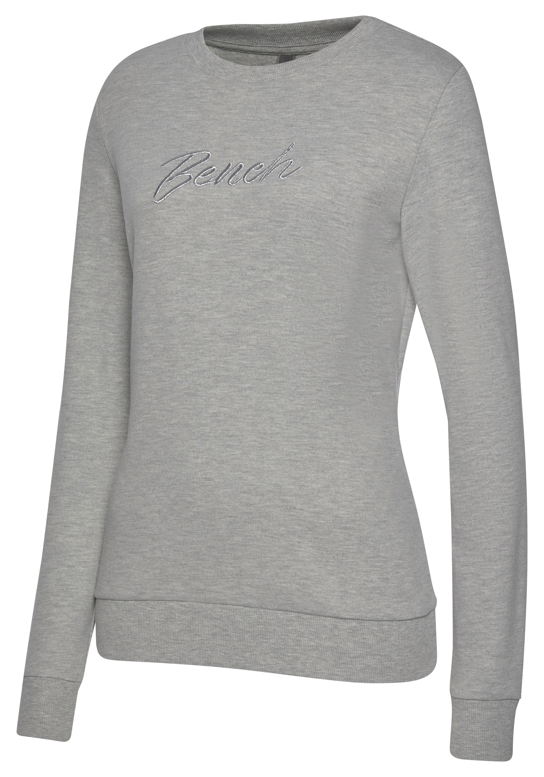 Bench. Loungewear Sweatshirt, mit Logostickerei, Loungewear