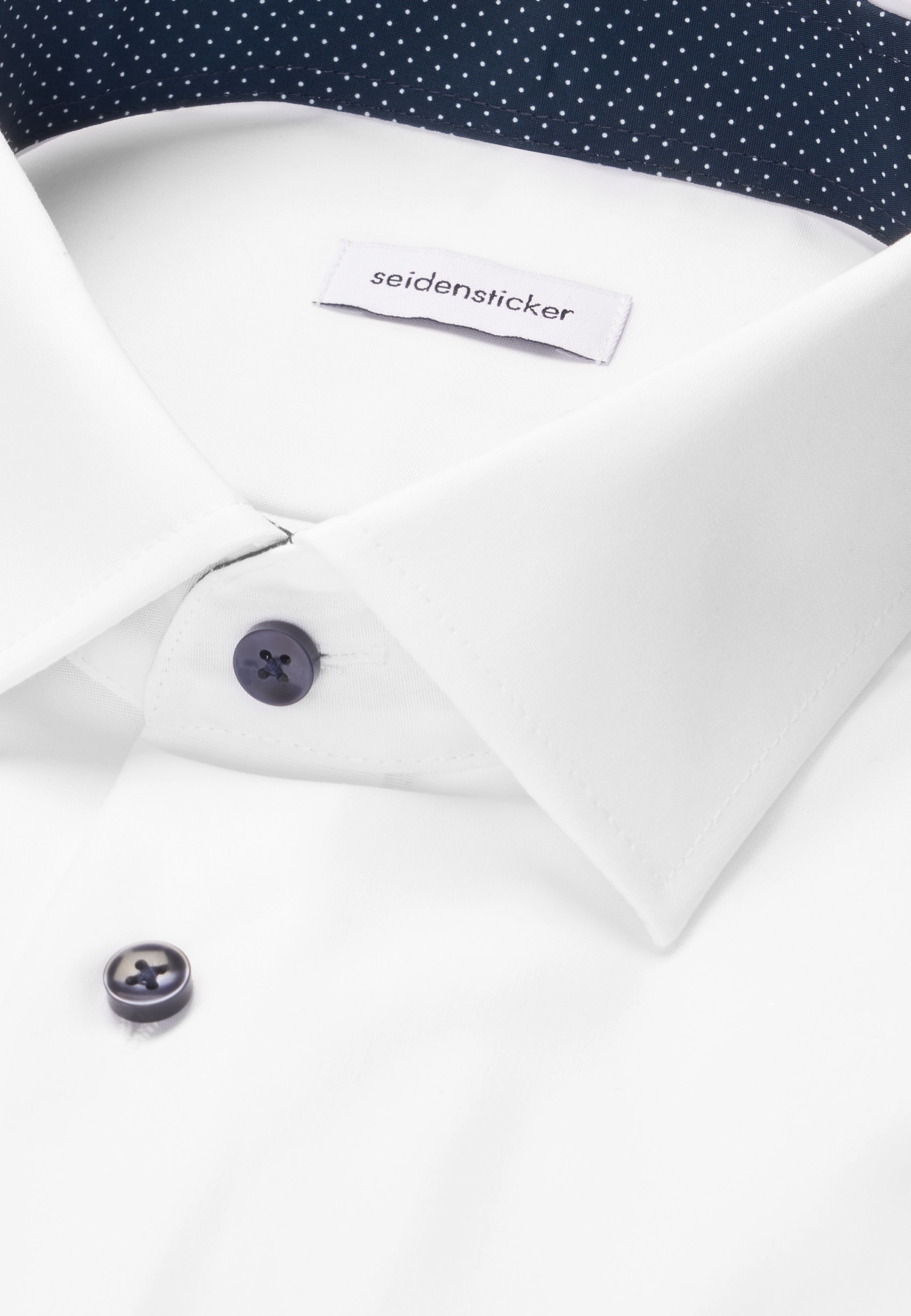 seidensticker Businesshemd »Schwarze Rose« Shaped 1/1 Kentkragen Uni