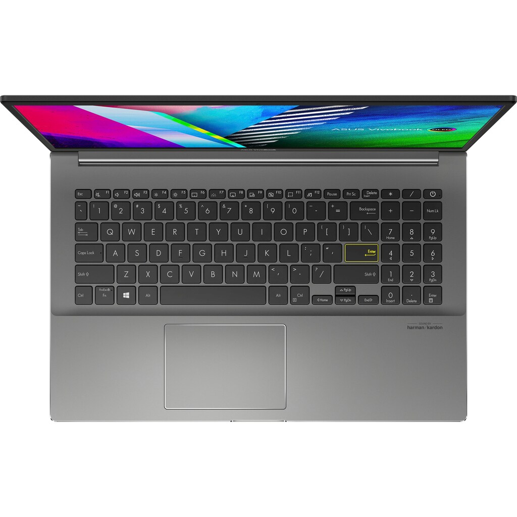 Asus Notebook »Vivobook S15 OLED S533EA-L1976T«, 39,6 cm, / 15,6 Zoll, Intel, Core i7, Iris Xe Graphics, 512 GB SSD