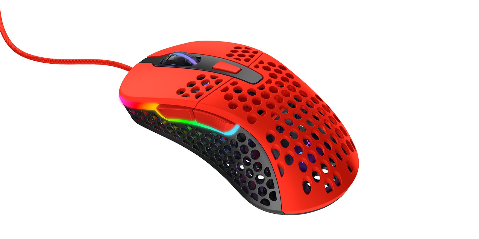 Cherry Xtrfy Gaming-Maus »M4 RGB«, kabelgebunden, ultraleichte Gaming-Maus