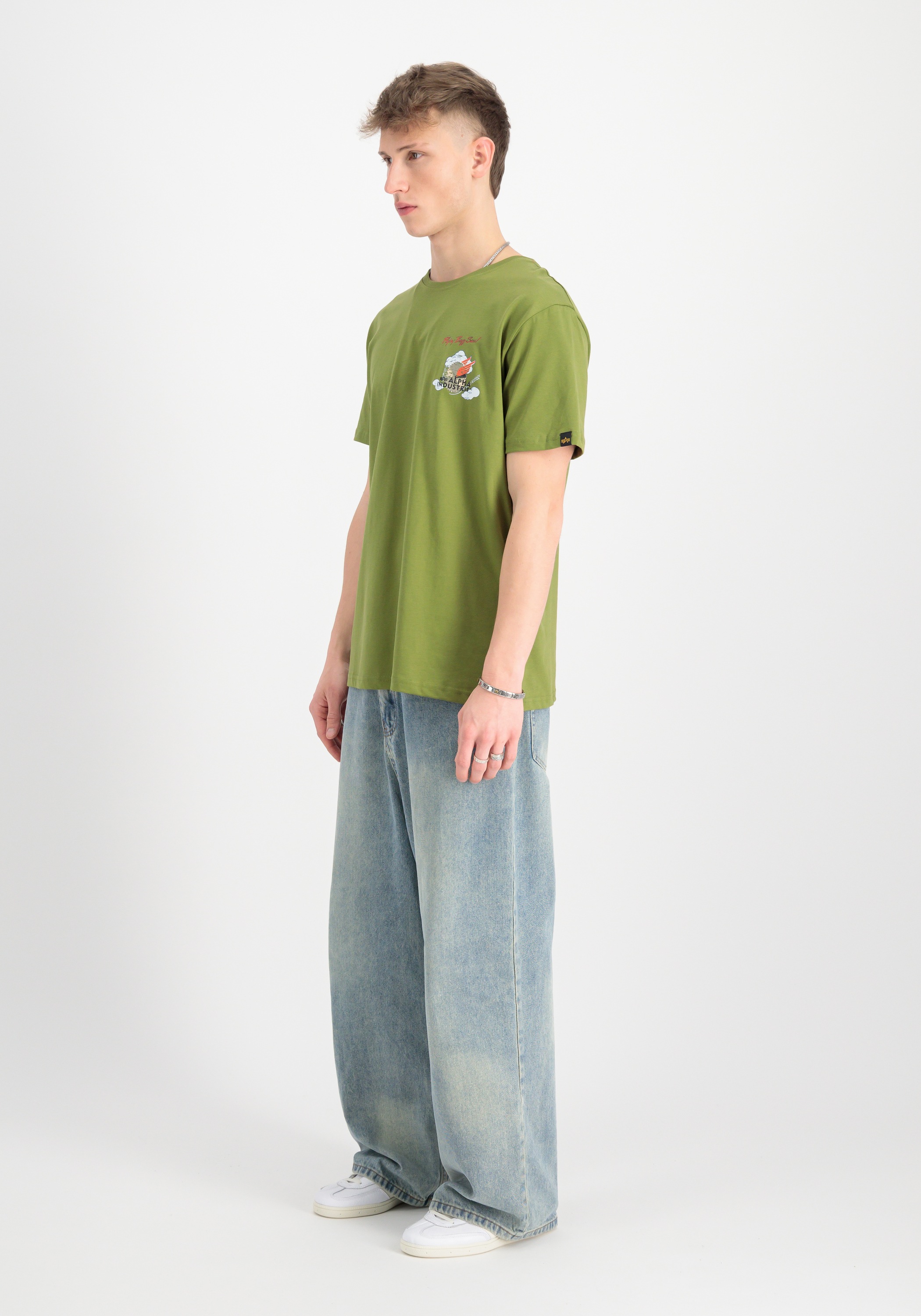 Alpha Industries T-Shirt »Alpha Industries Men - T-Shirts Flying Buzz SL T-Shirt«