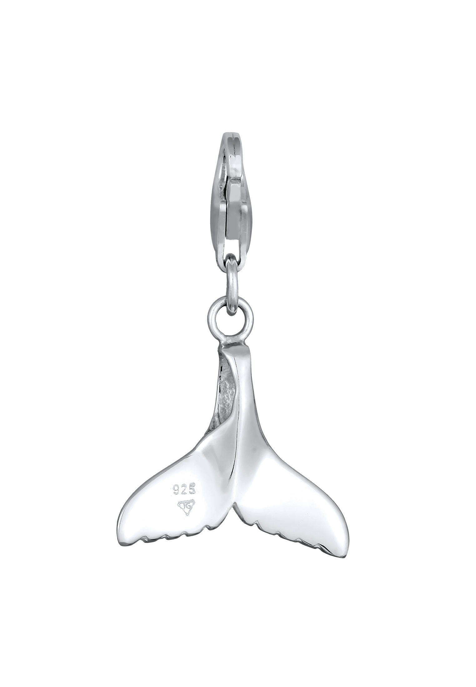 Nenalina Charm-Einhänger »Charm Walflosse Fisch Meer Ozean 925 Silber«