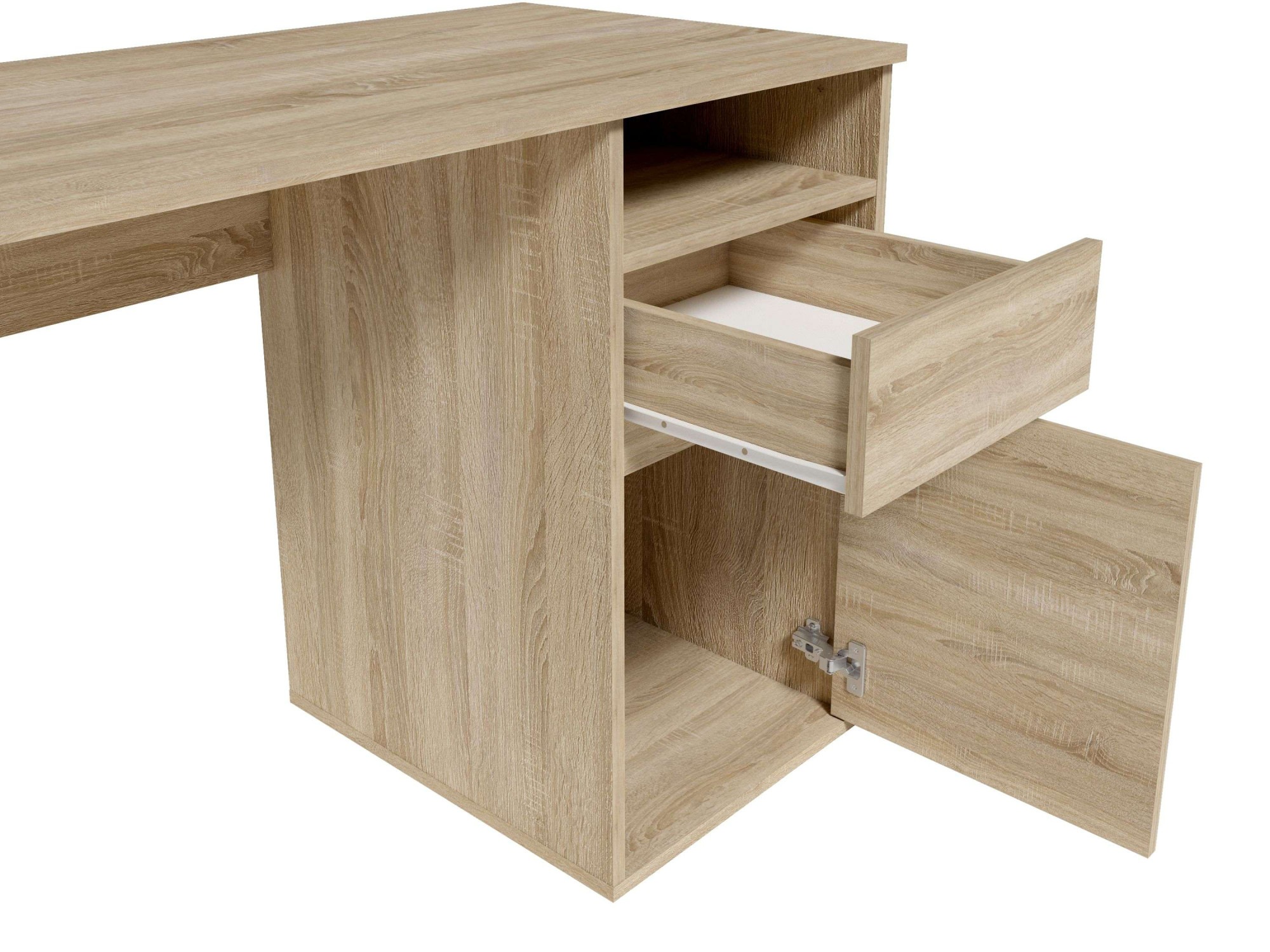 Home affaire Schreibtisch »Tinsley«, mit Schublade, und Tür, Breite 120 x53 cm