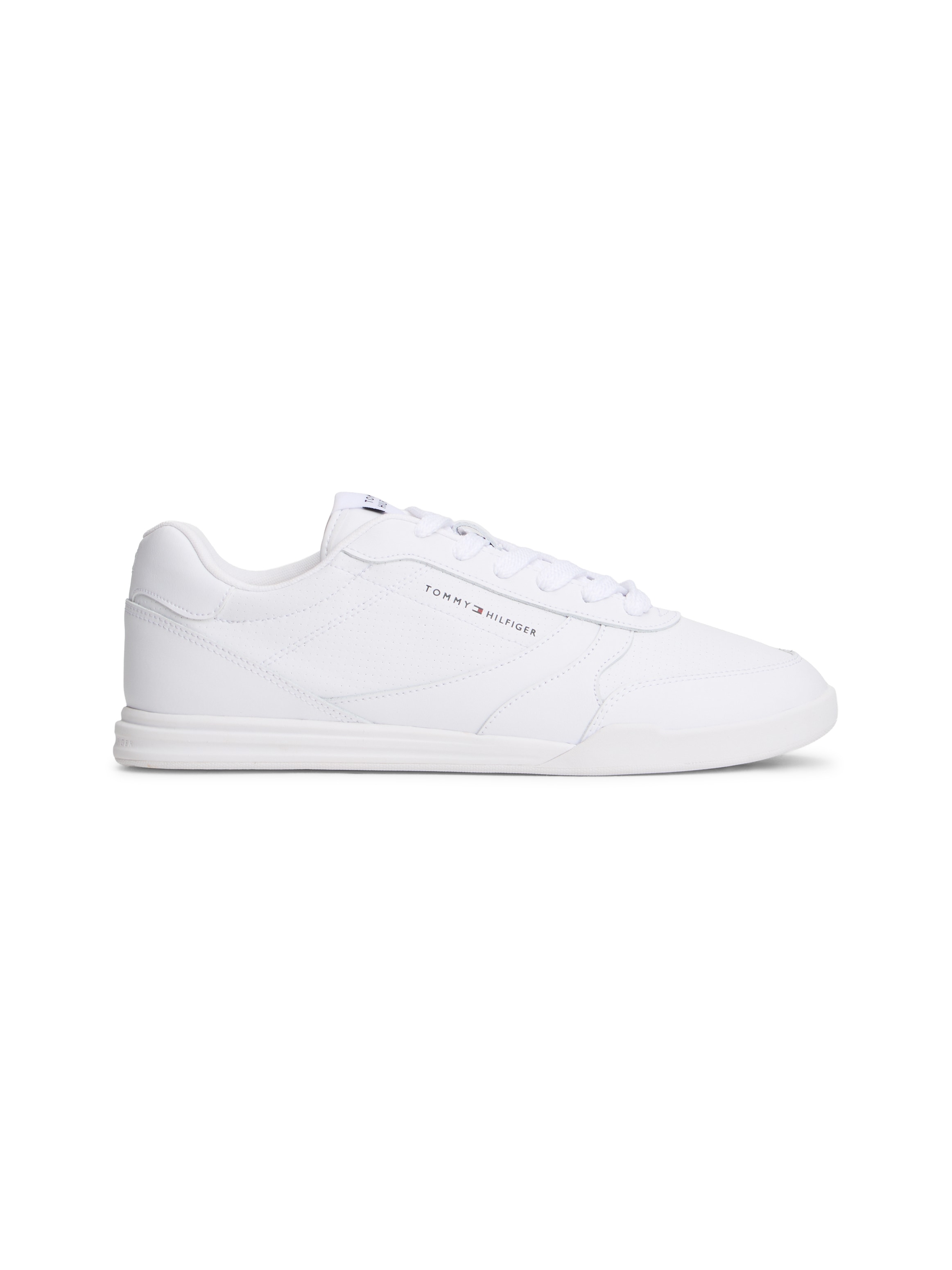 Tommy Hilfiger Sneaker »LOPRO CUP LEATHER«  , Freizeitschuh, Halbschuh, Schnürschuh mit effektvollen Ziernähten