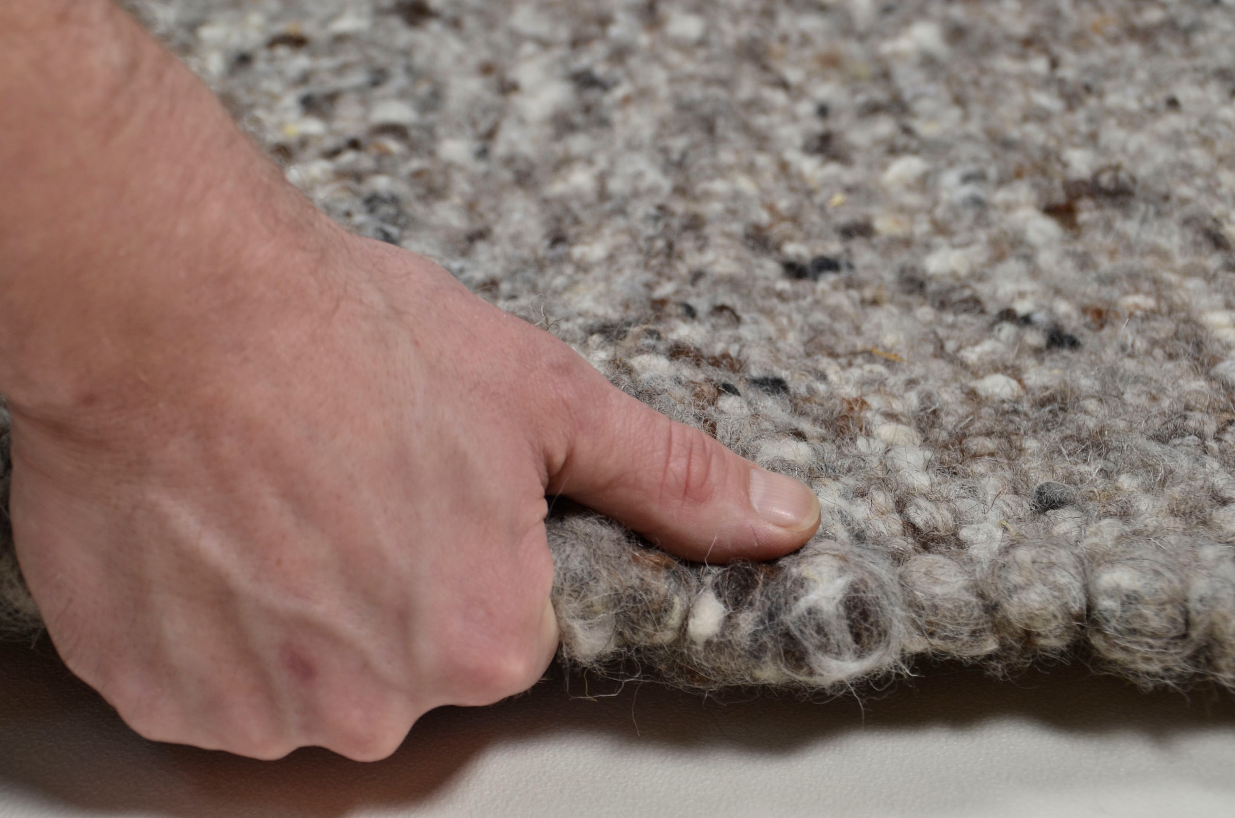 THEKO Wollteppich »Allgäu Super, handgewebt« rechteckig 10 mm Höhe Handweb Teppich, reine Schurwolle, auch als Läufer, Kundenliebling
