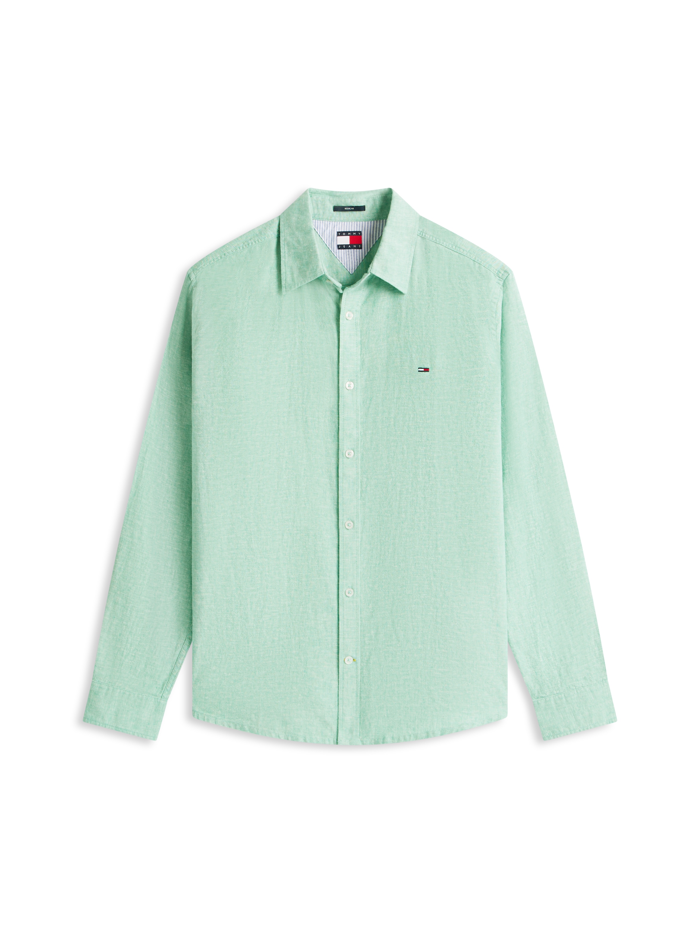 Tommy Jeans Langarmhemd »TJM REGULAR FIT LINEN BLEND«