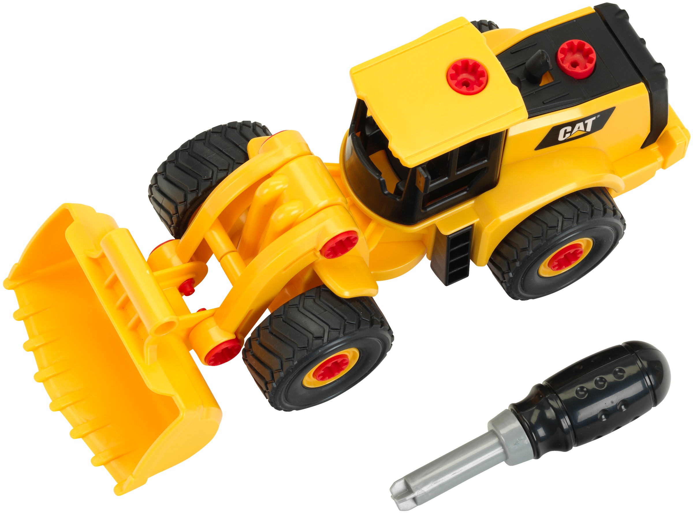 Klein Spielzeug-Radlader »Cat® Schraubfahrzeug«