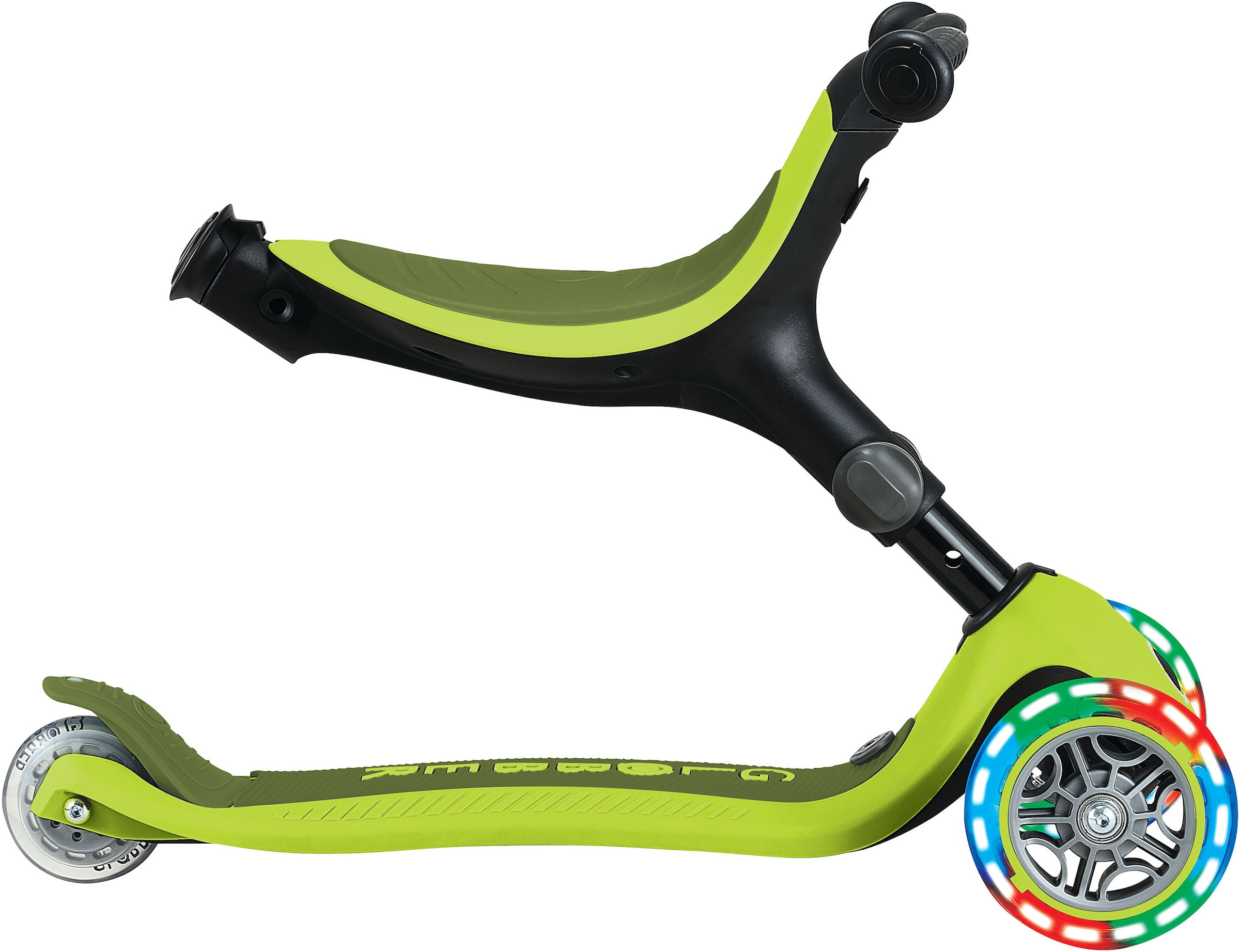 Globber Tretroller »GO-UP ACTIVE LIGHTS mit Leuchtrollen« Dreirad, Laufrad und Scooter