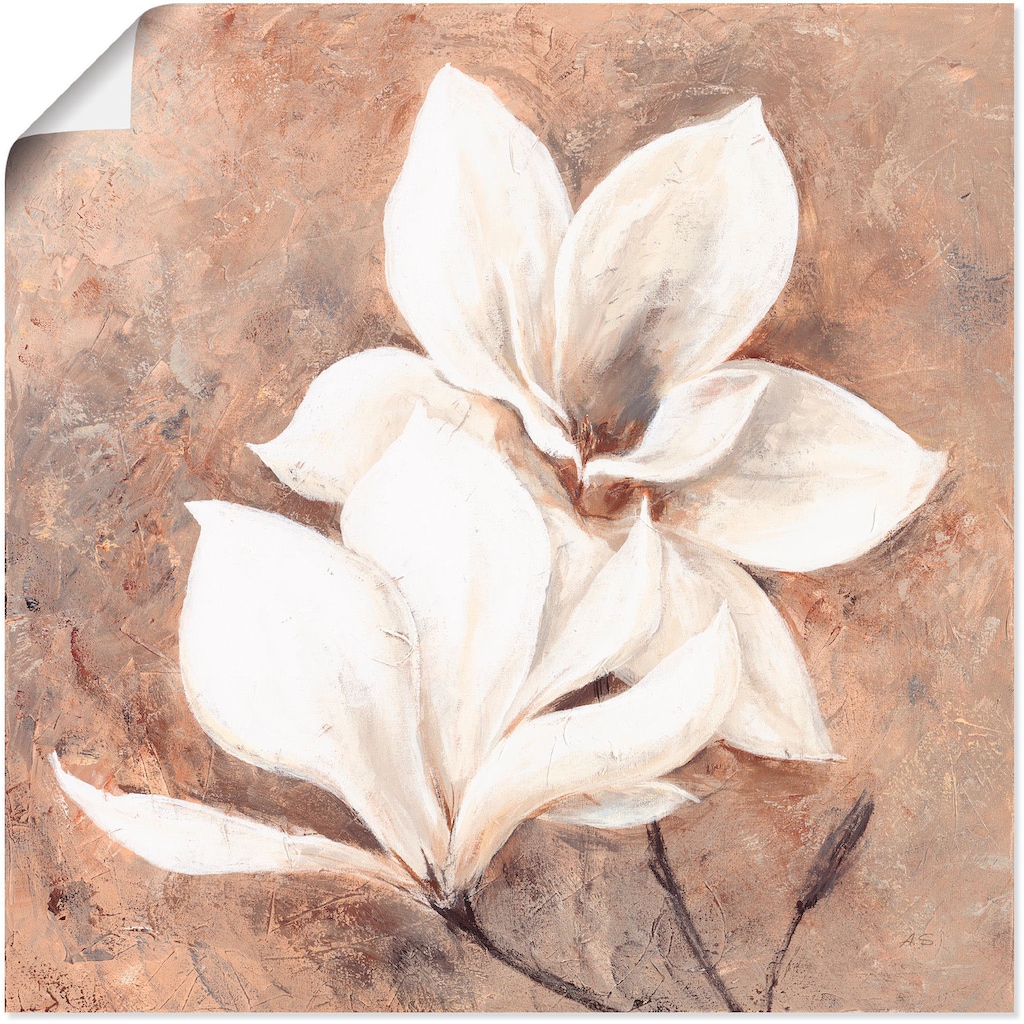 Artland Wandbild »Klassische Magnolien«, Blumen, (1 St.)