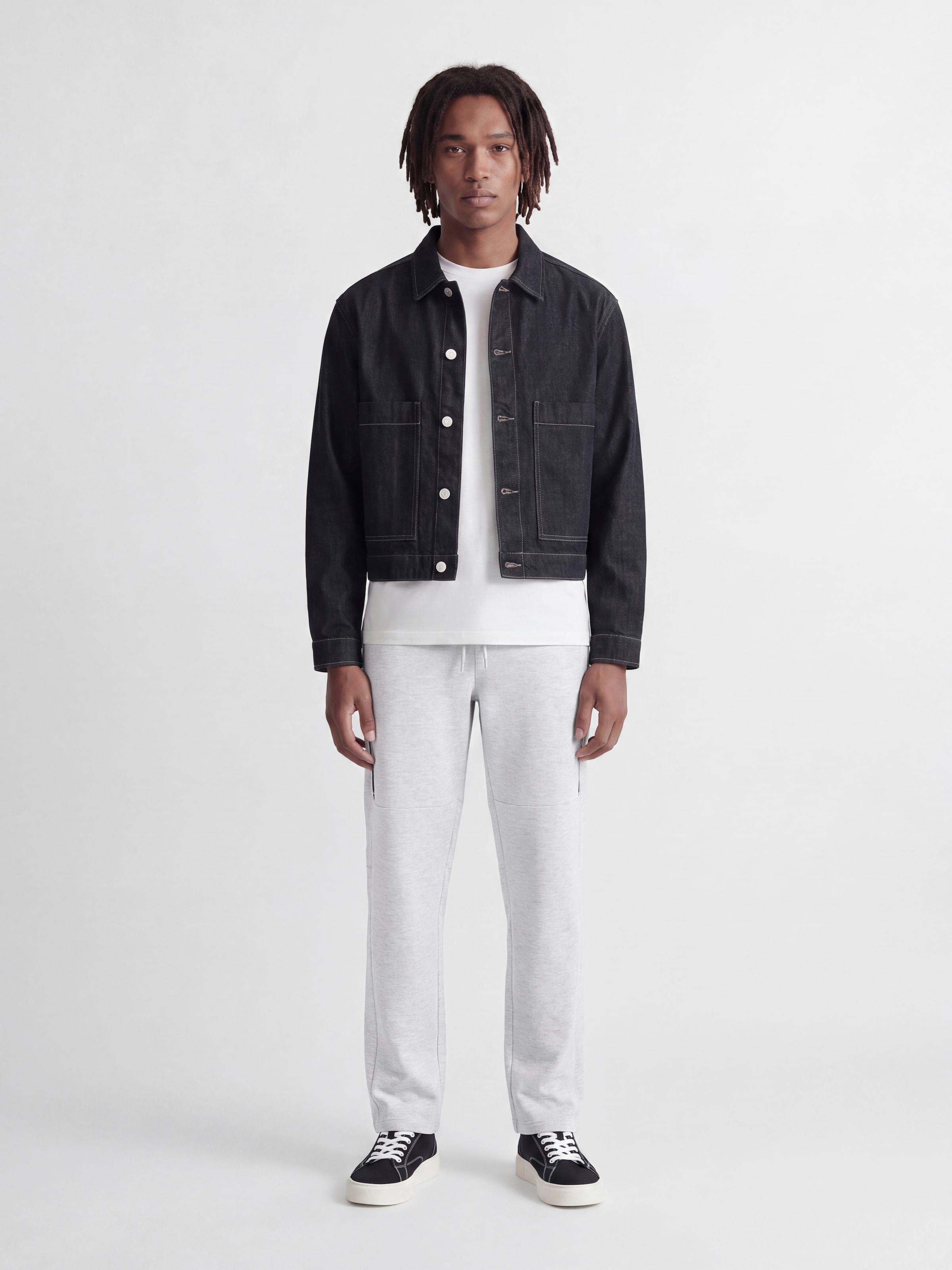 Jack & Jones Sweathose »JPSTGORDON FUSION UNC SWEAT PANTS SN«  Materialmix, regular fit