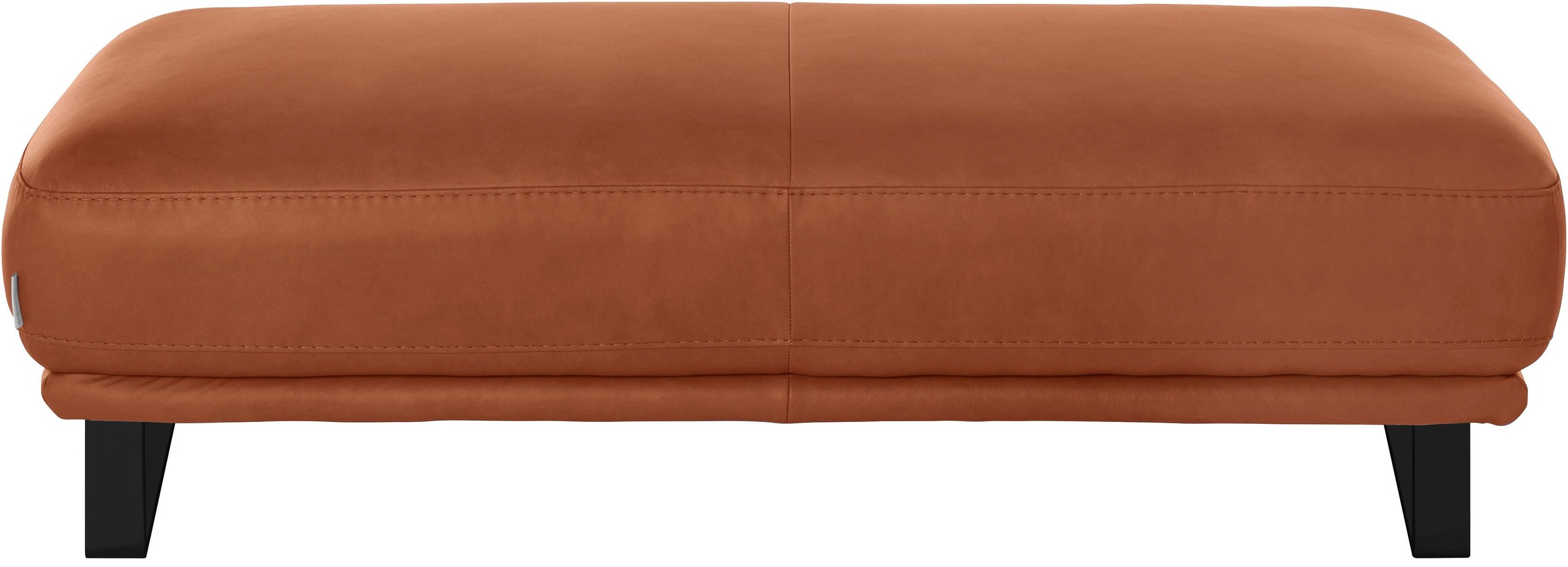W.SCHILLIG Hocker »montanaa«, mit Metallkufen in Schwarz pulverbeschichtet, Breite 141 cm