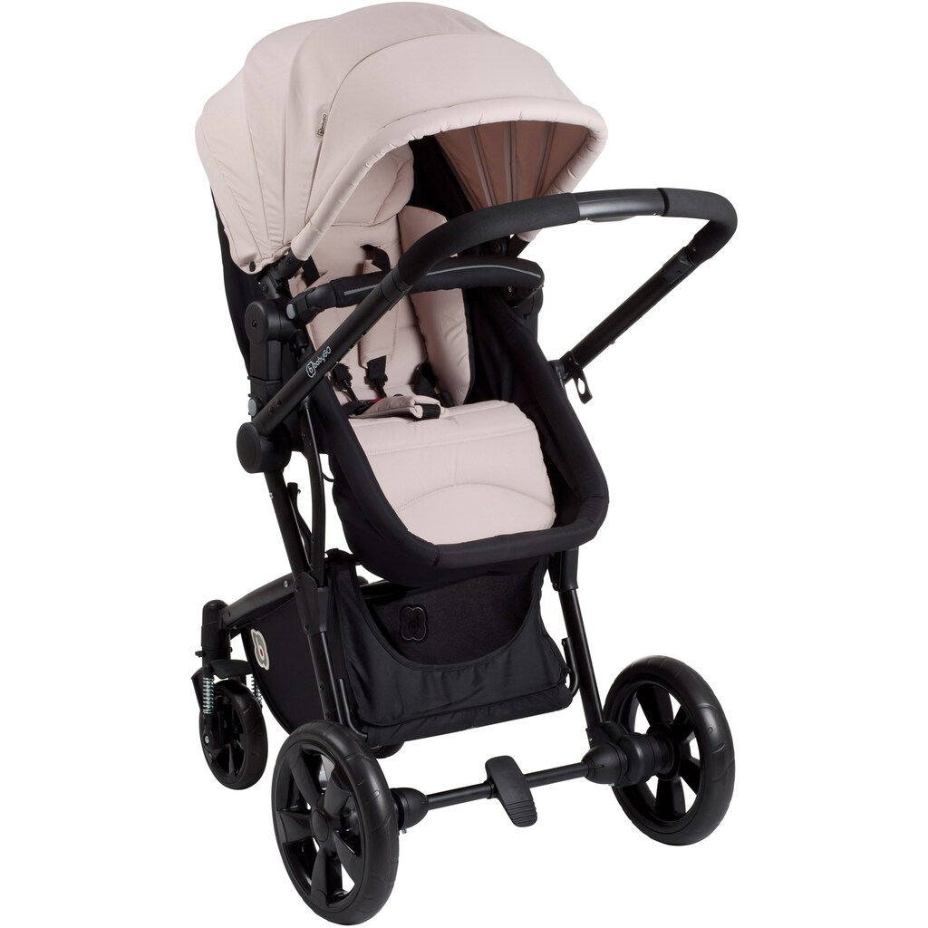 BabyGo Kombi-Kinderwagen »Spring, beige«, 15 kg, ; Kinderwagen