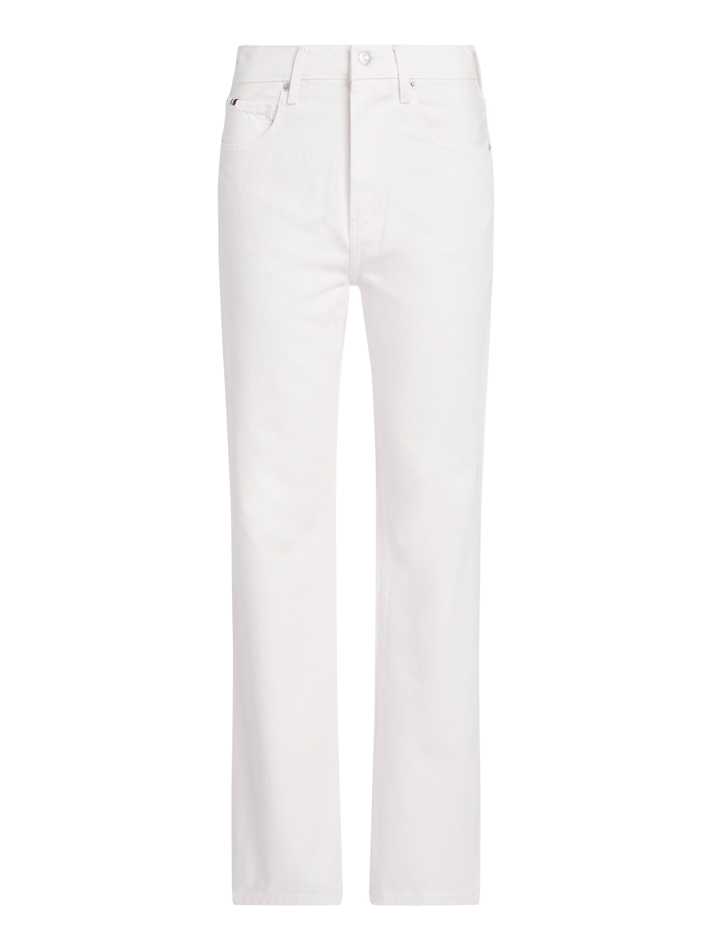 Tommy Hilfiger Bootcut-Jeans »RELAXED BOOTCUT HW ECRU«, mit Tommy Hilfiger Logo-Badge