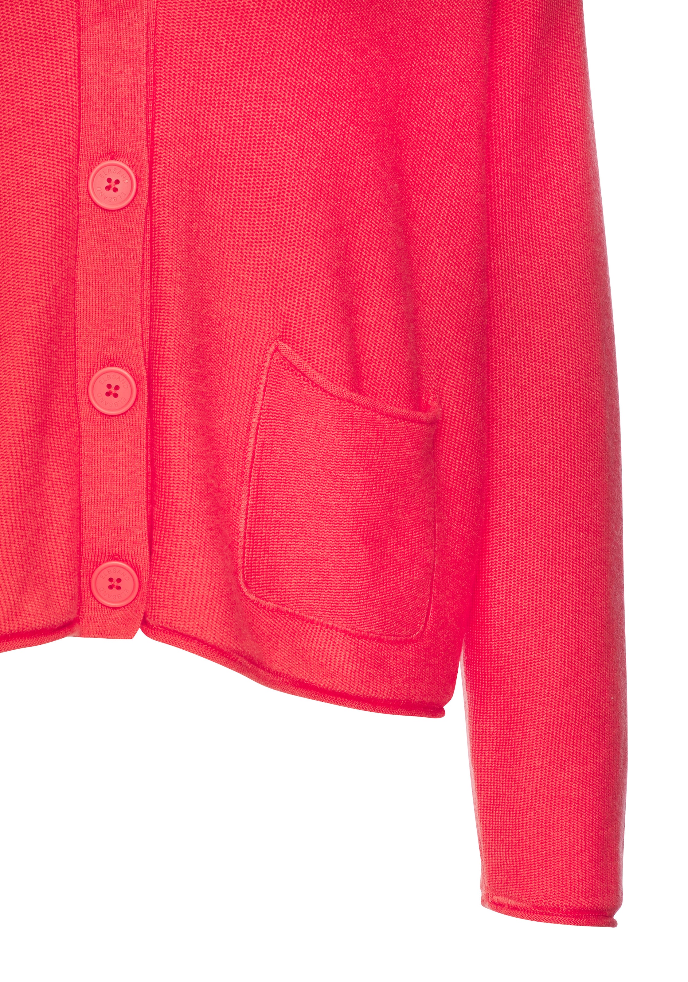 Elbsand Strickjacke aus hochwertigem Feinstrick, Loungewear