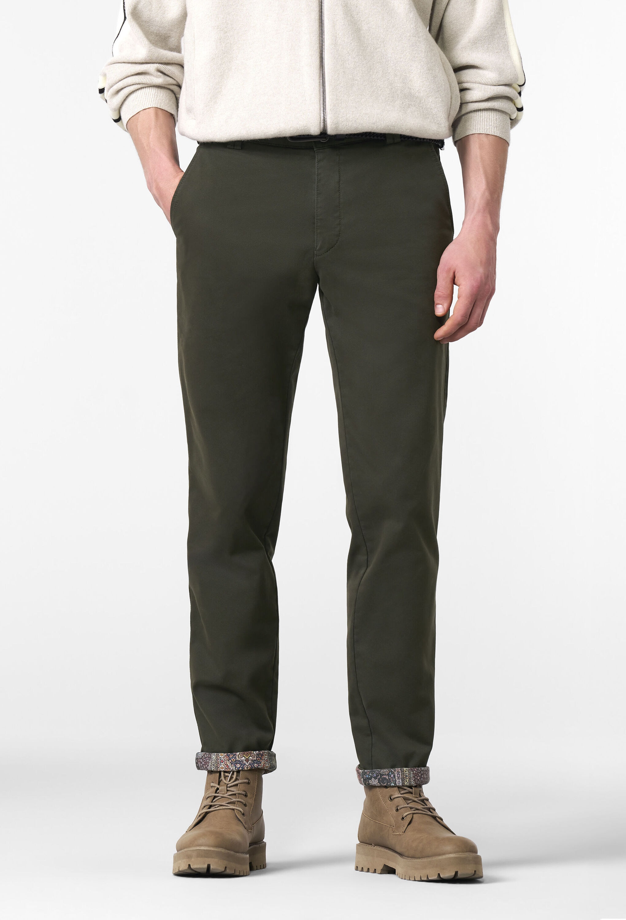 MEYER Chinohose »Bonn 2-3931«  Thermohose aus weichem Baumwoll-Twil