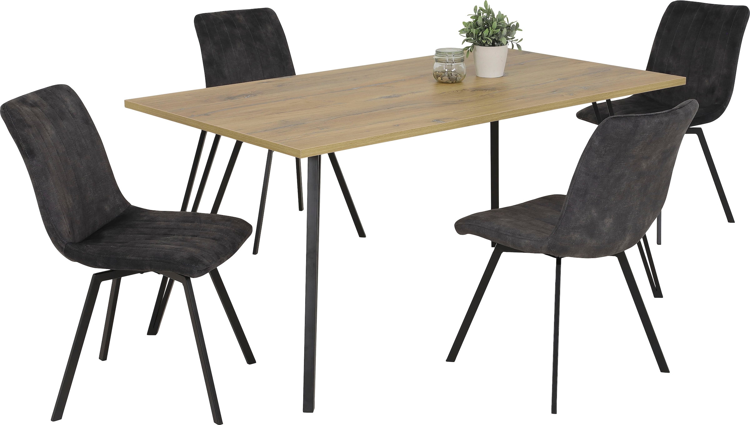 HELA Esstisch, Verschiedene Dekore, 160cm
